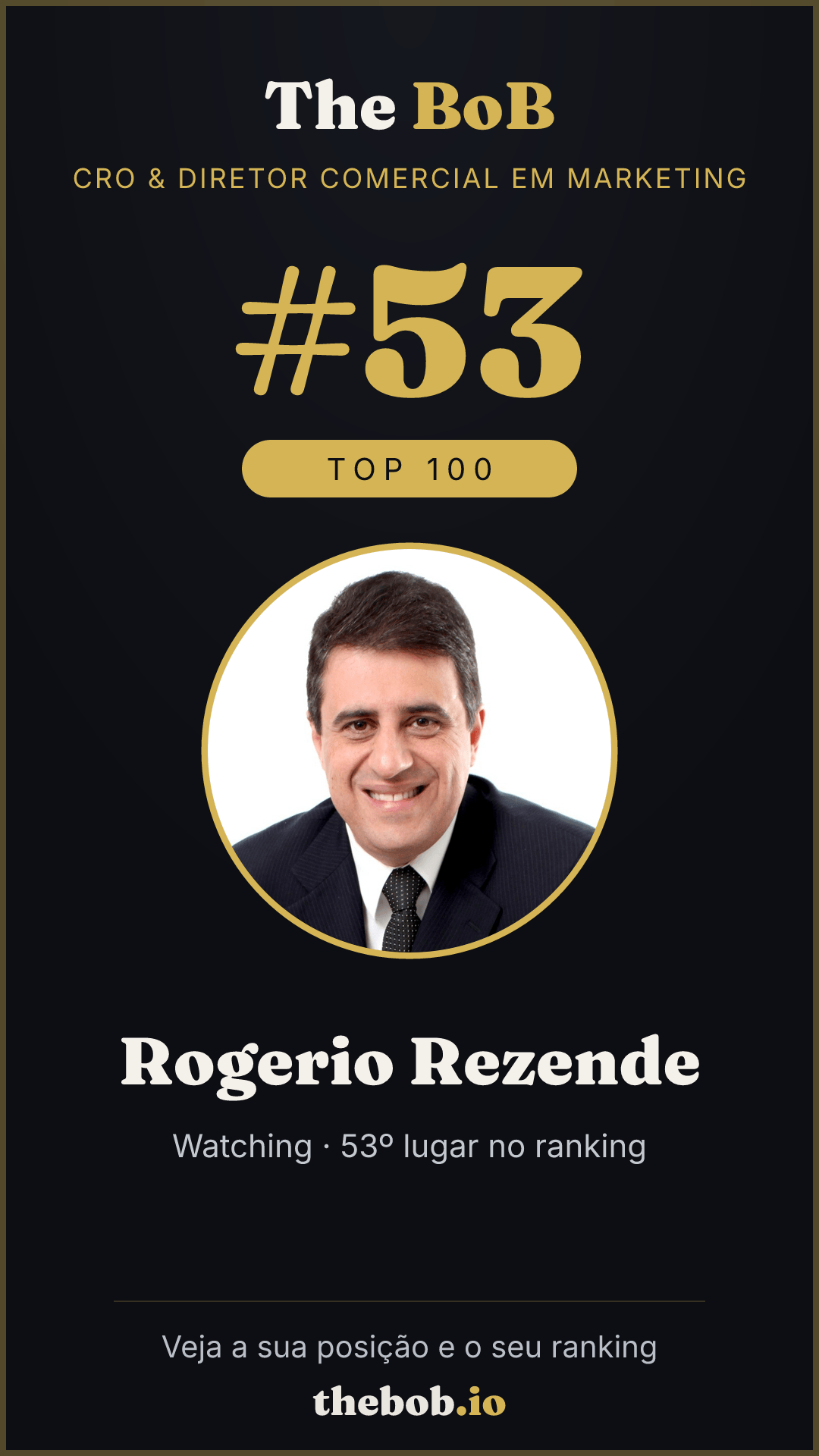 Selo The BoB · Rogerio Rezende