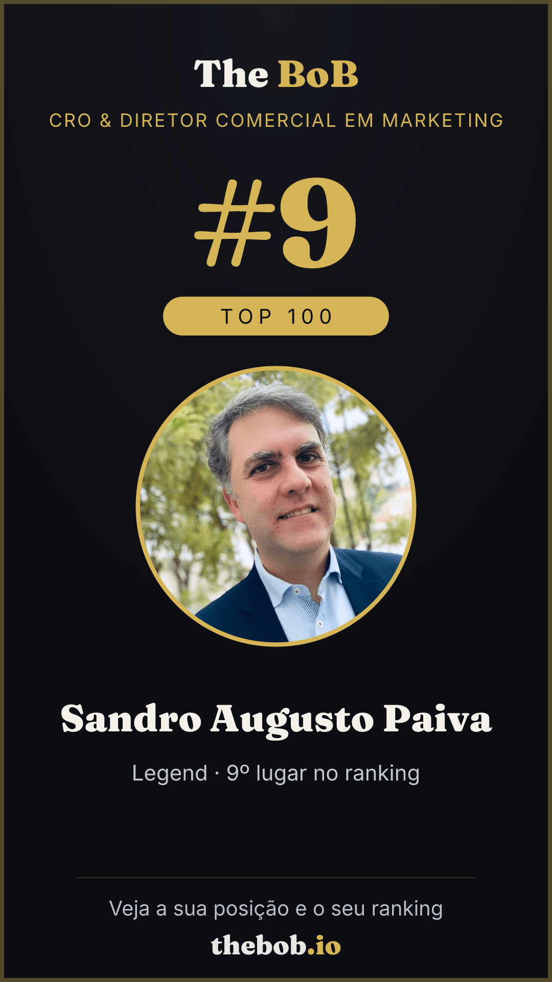 Selo The BoB · Sandro Augusto Paiva