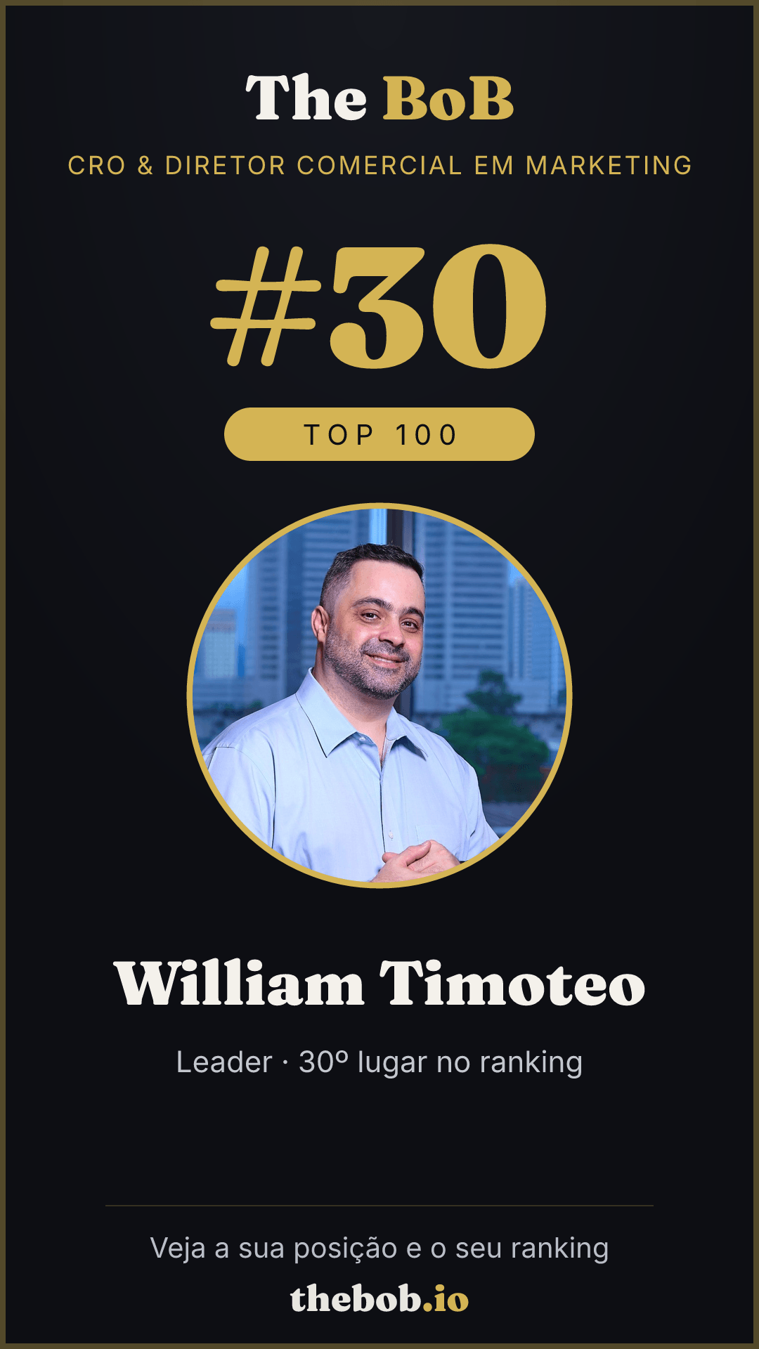 Selo The BoB · William Timoteo