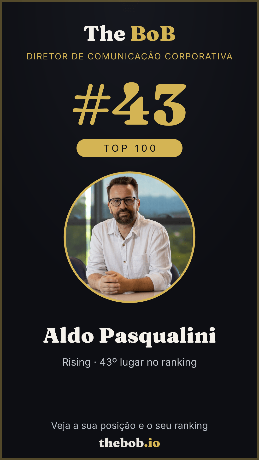 Selo The BoB · Aldo Pasqualini