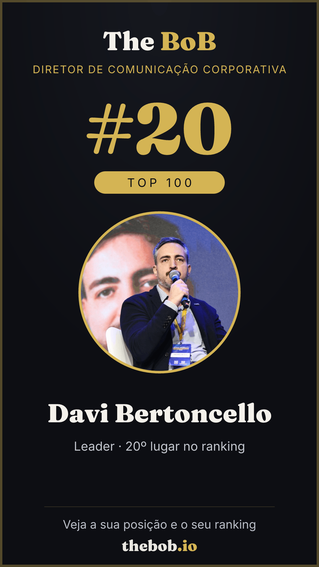 Selo The BoB · Davi Bertoncello