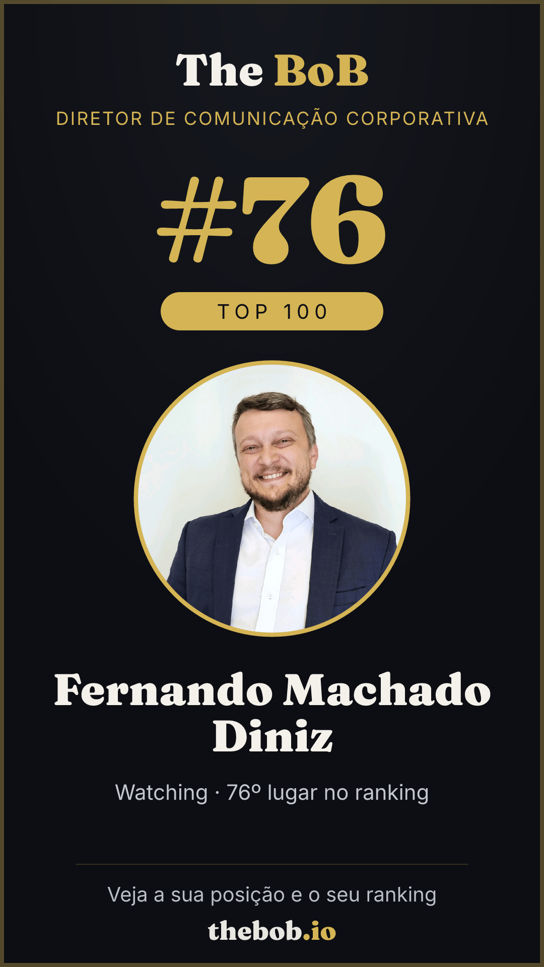 Selo The BoB · Fernando Machado Diniz