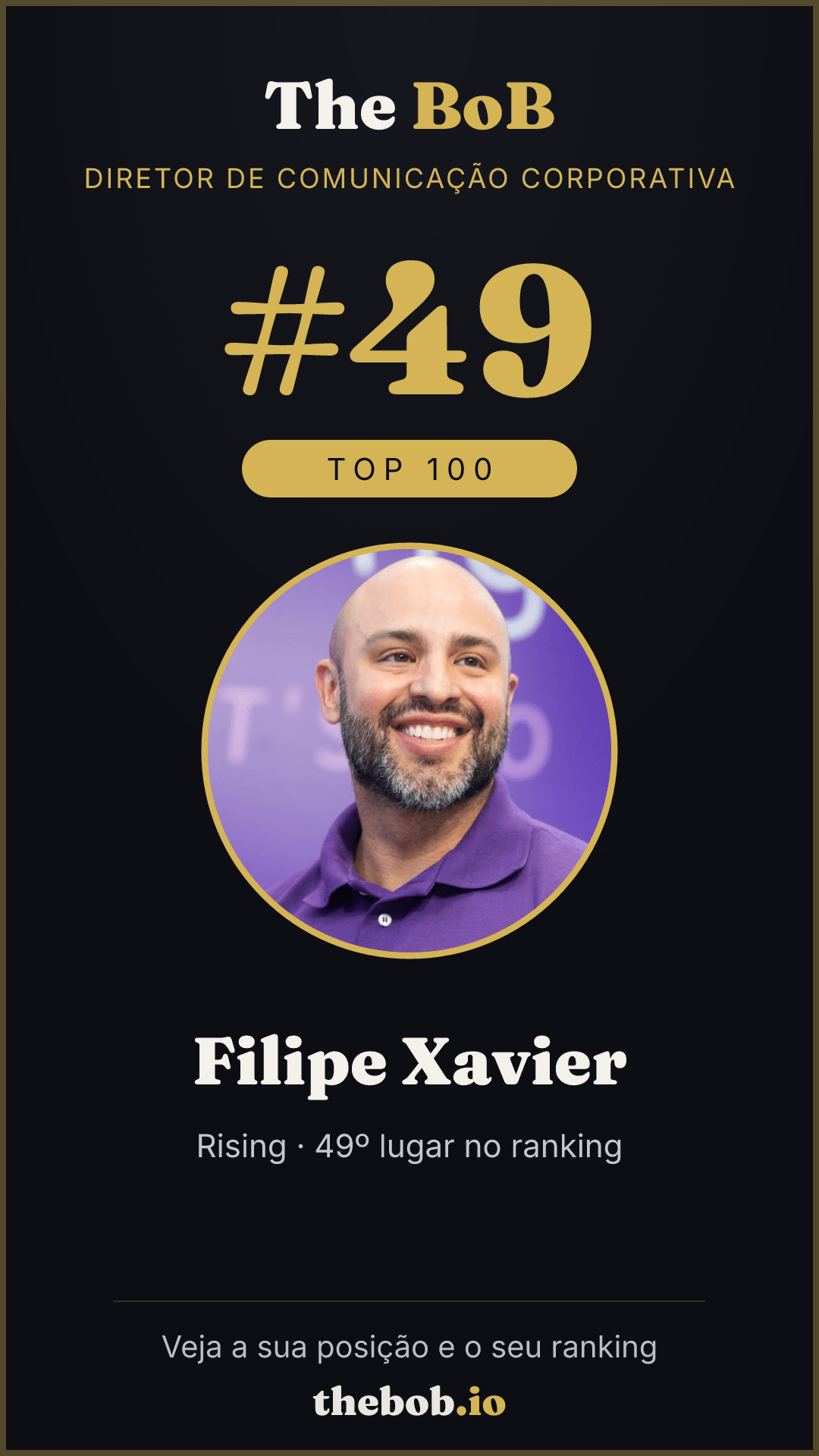 Selo The BoB · Filipe Xavier