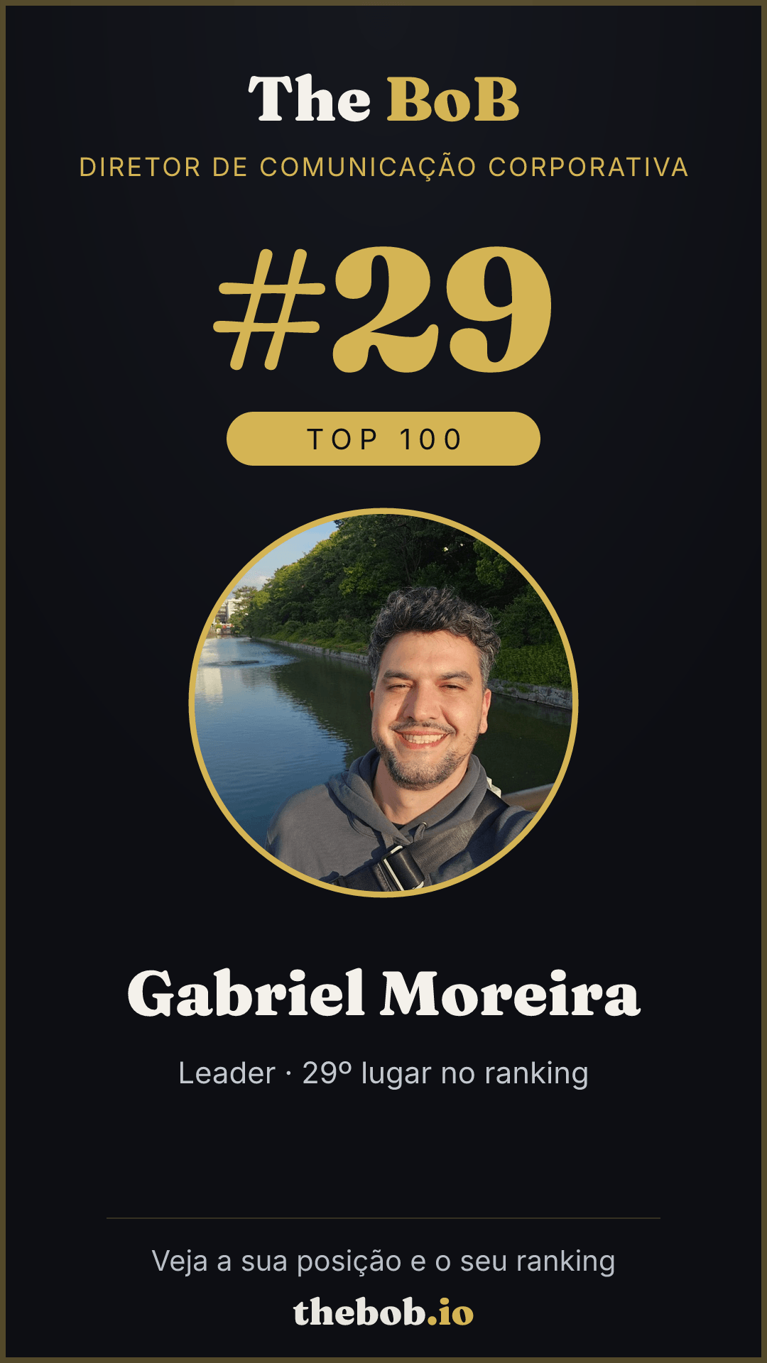 Selo The BoB · Gabriel Moreira
