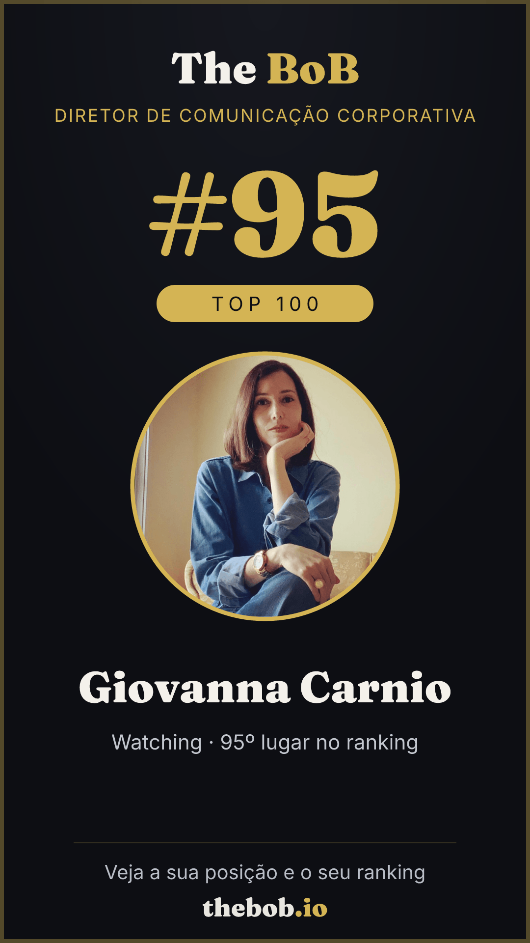 Selo The BoB · Giovanna Carnio