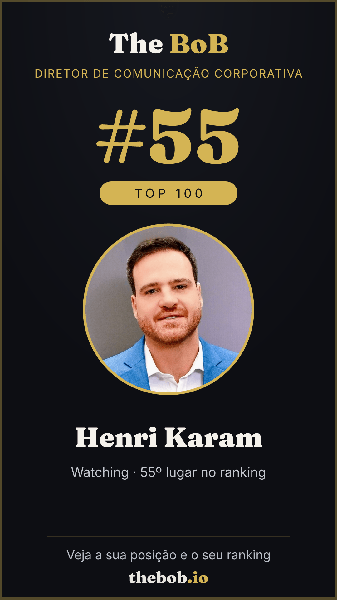 Selo The BoB · Henri Karam