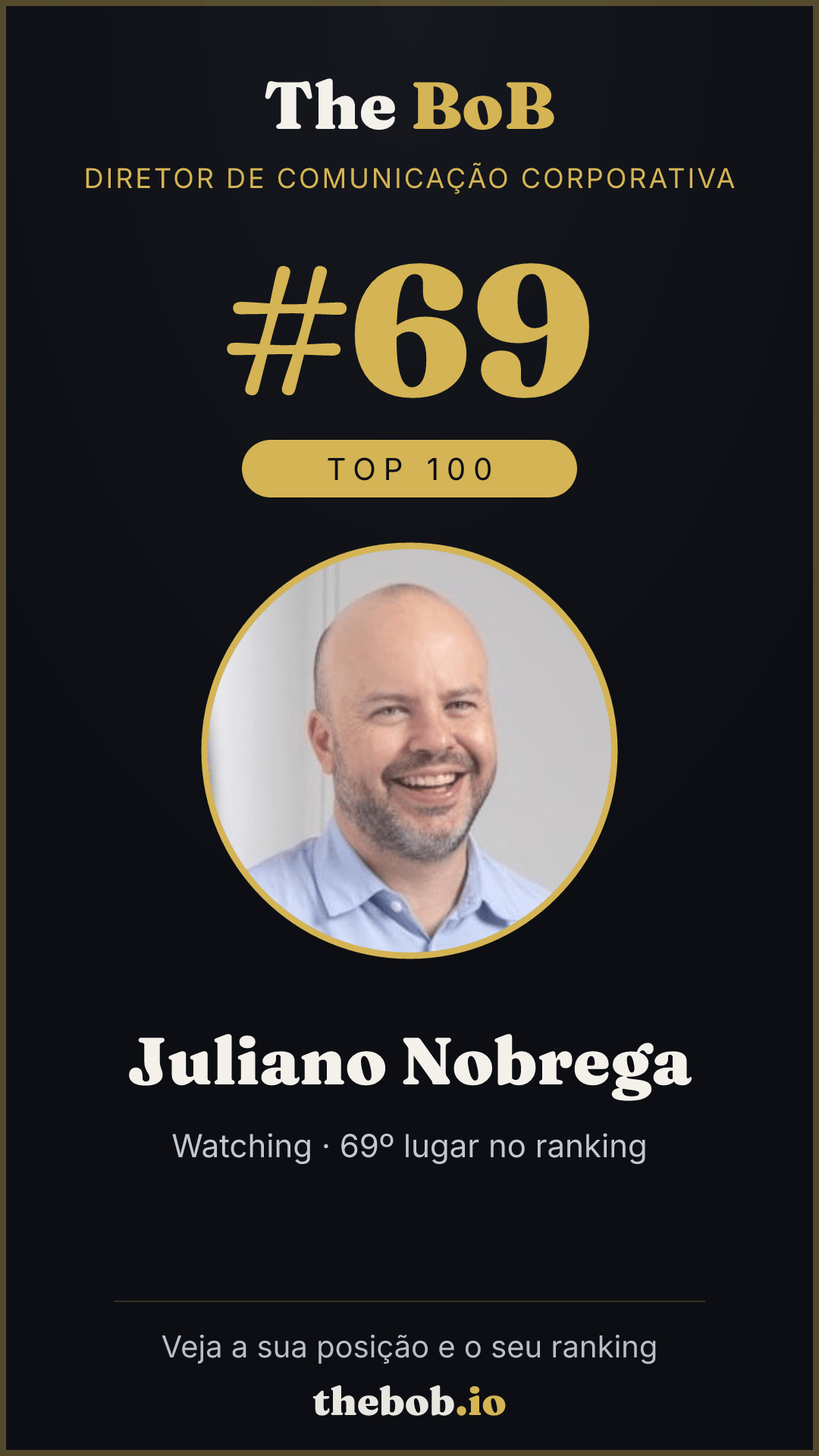 Selo The BoB · Juliano Nobrega