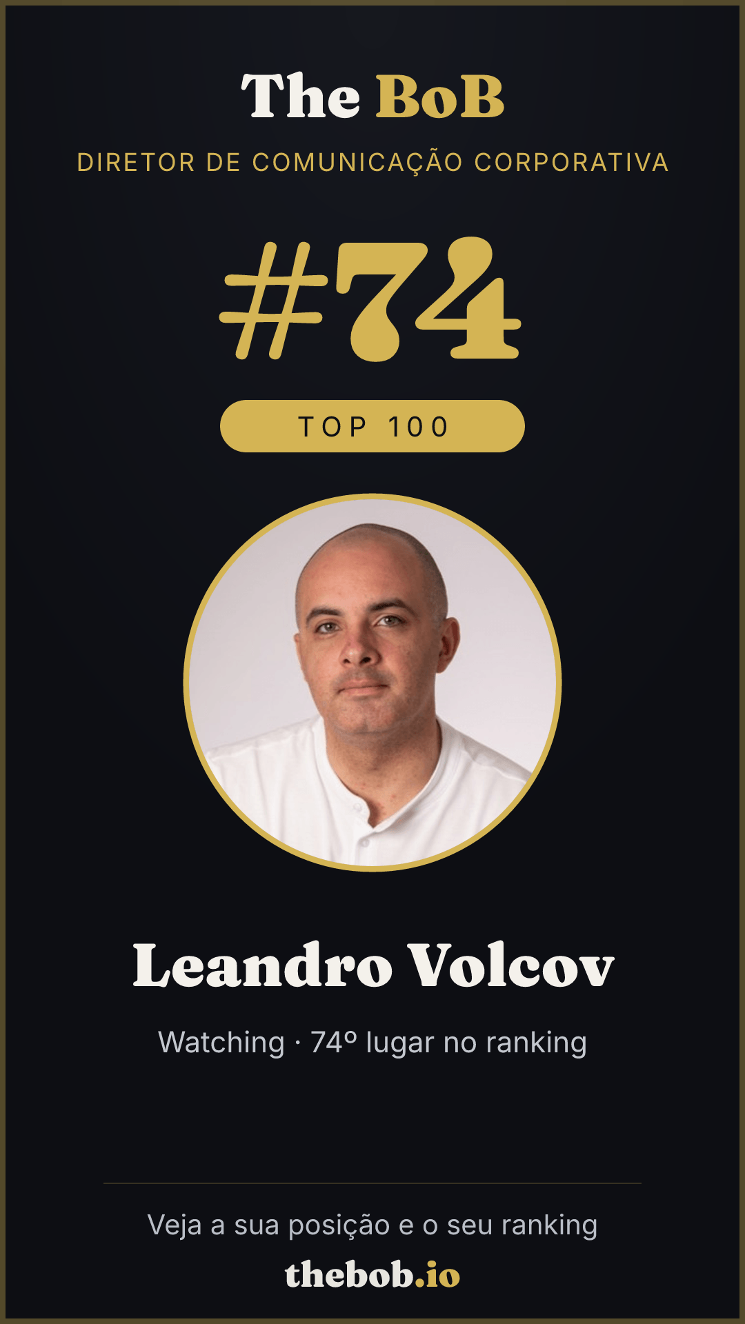 Selo The BoB · Leandro Volcov
