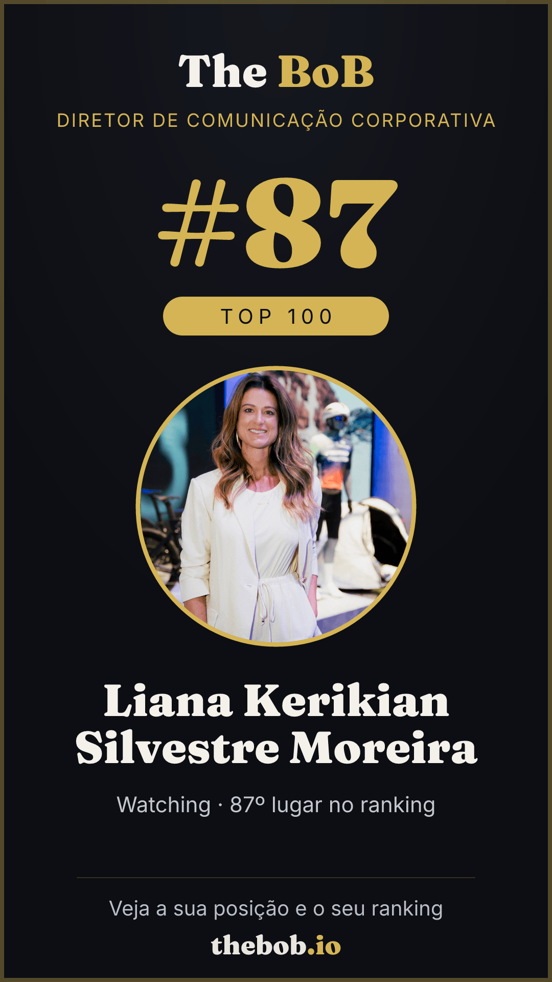 Selo The BoB · Liana Kerikian Silvestre Moreira
