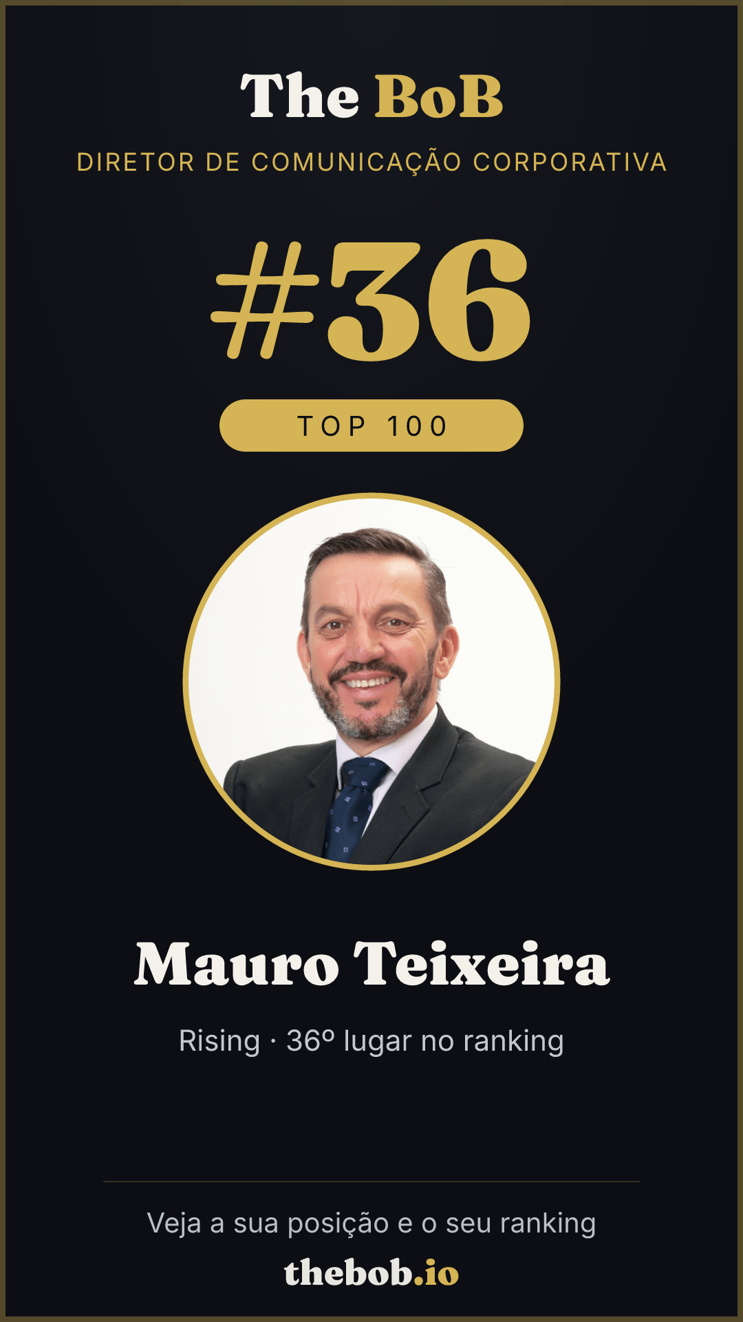 Selo The BoB · Mauro Teixeira