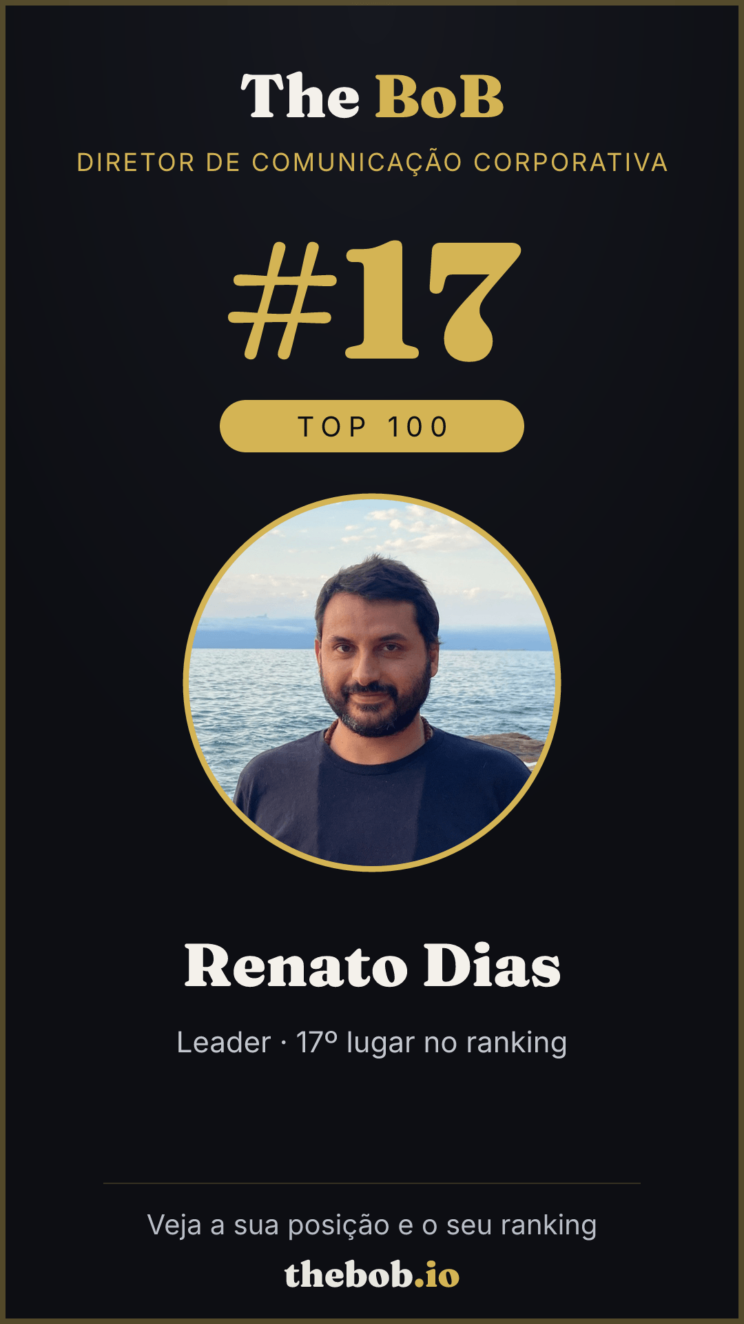 Selo The BoB · Renato Dias