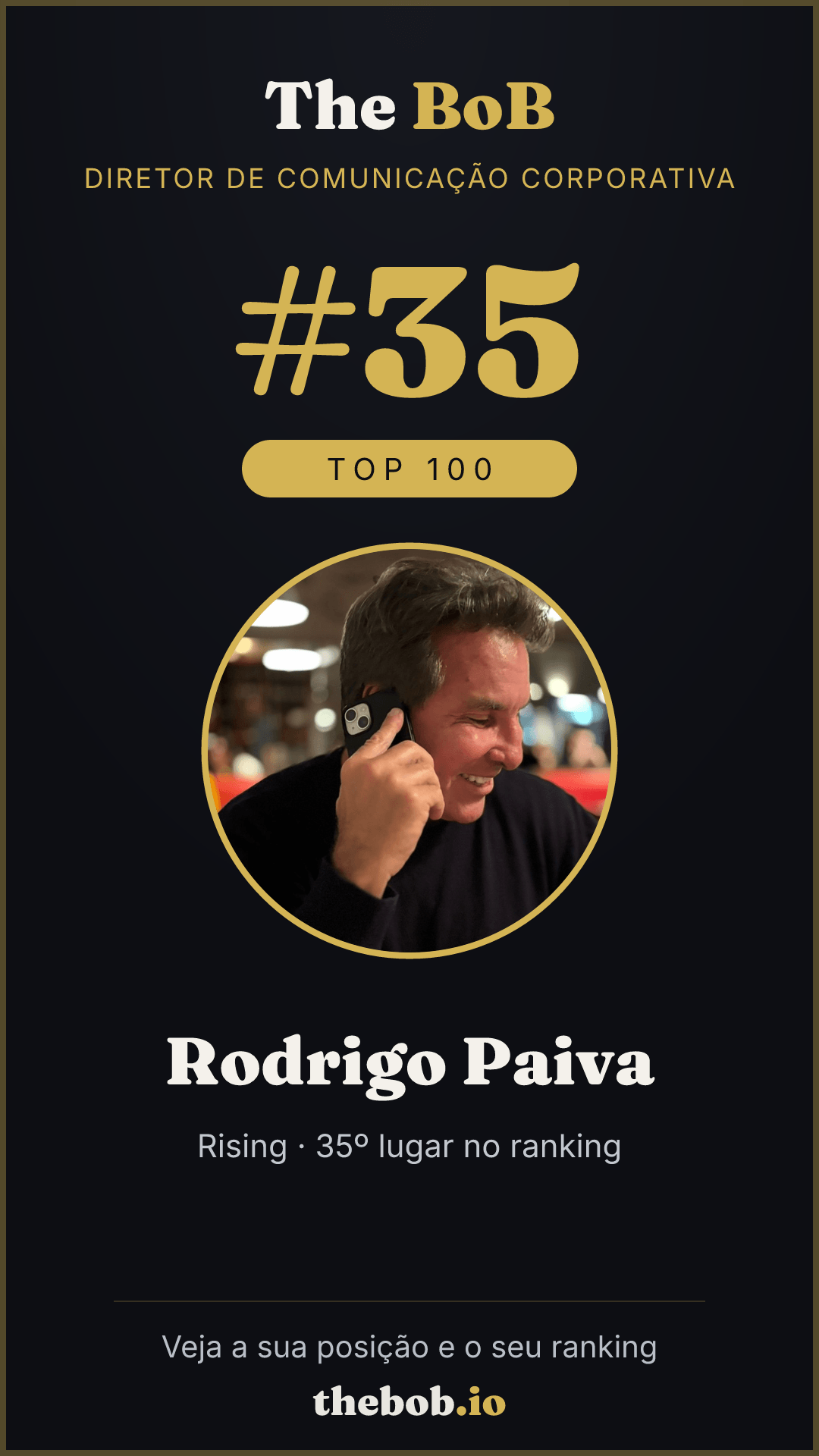 Selo The BoB · Rodrigo Paiva