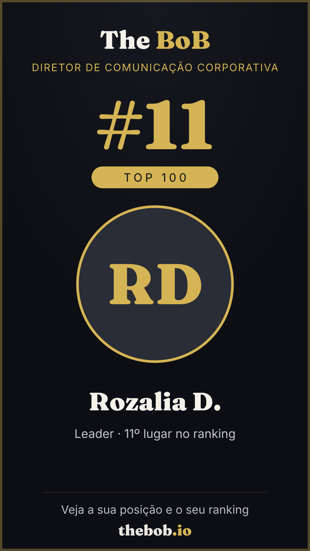 Selo The BoB · Rozalia D.