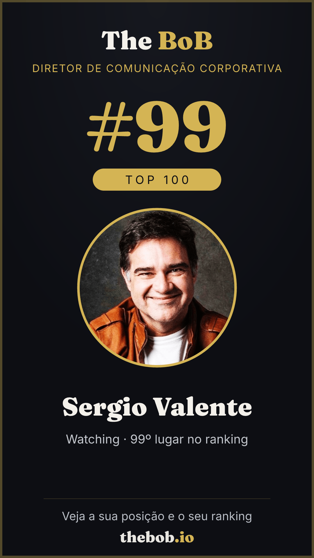 Selo The BoB · Sergio Valente