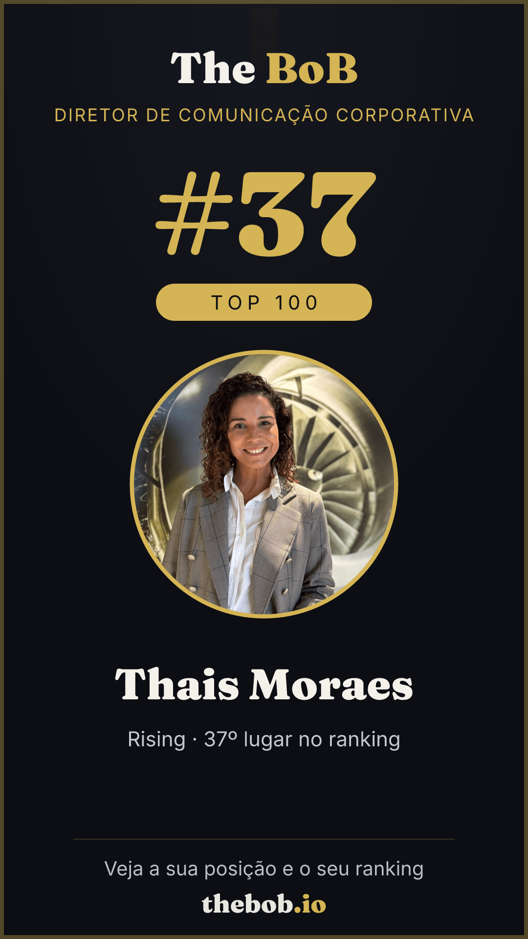 Selo The BoB · Thais Moraes