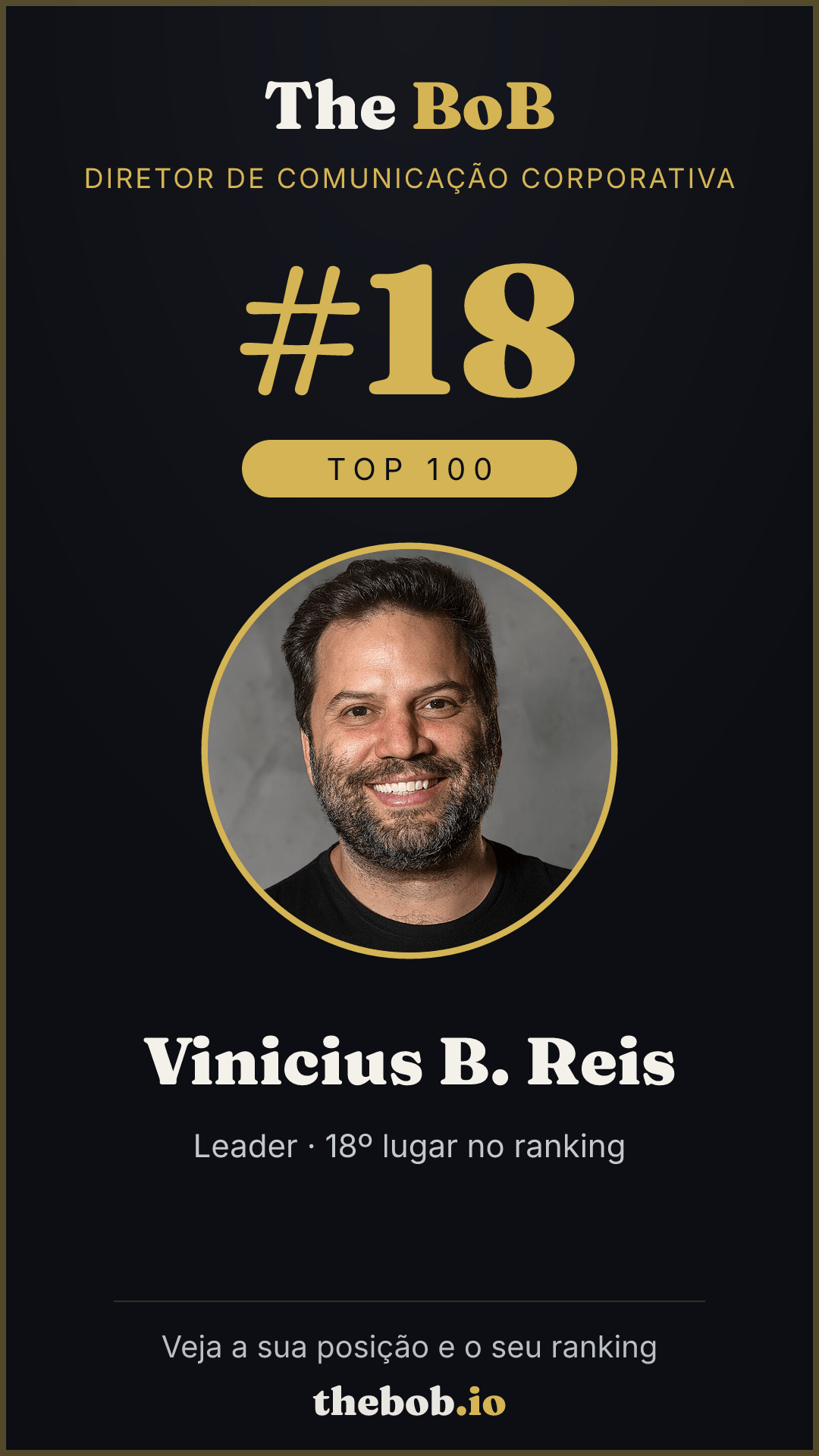 Selo The BoB · Vinicius B. Reis