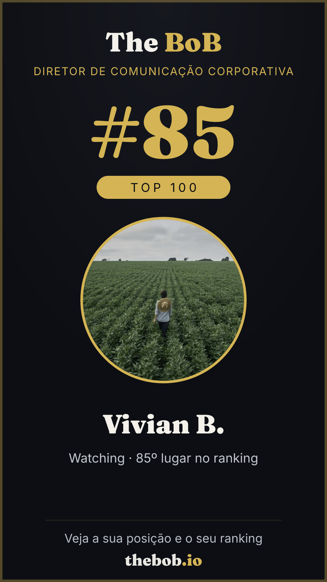 Selo The BoB · Vivian B.