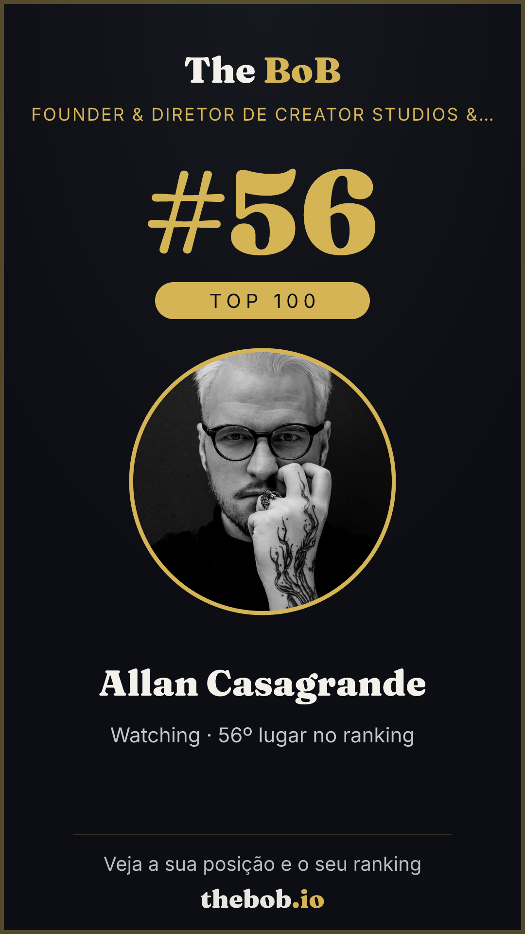 Selo The BoB · Allan Casagrande️‍