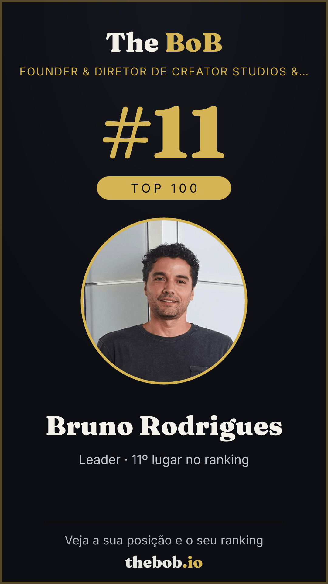 Selo The BoB · Bruno Rodrigues