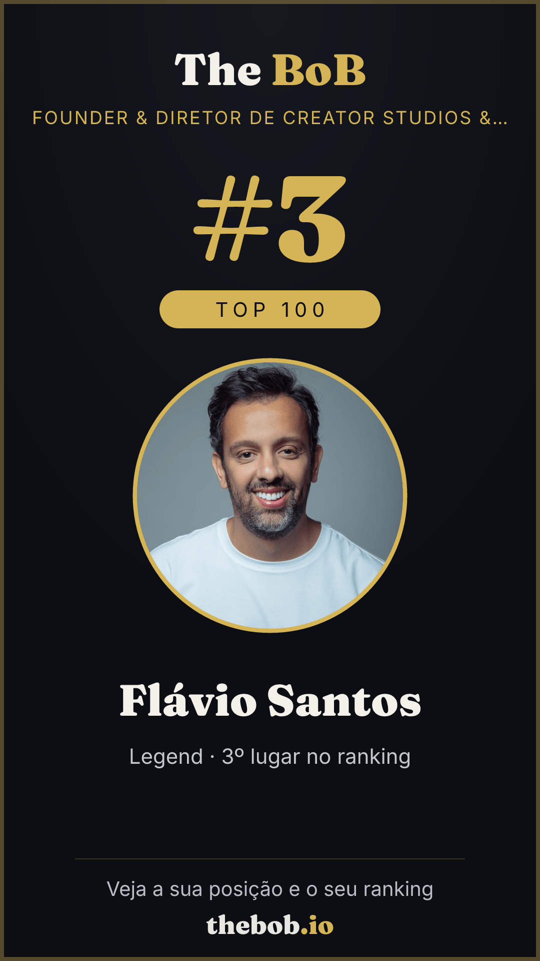 Selo The BoB · Flávio Santos