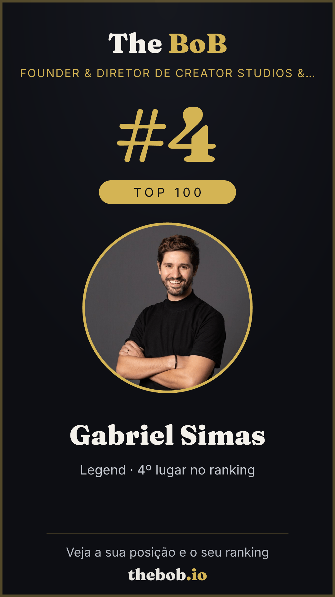 Selo The BoB · Gabriel Simas