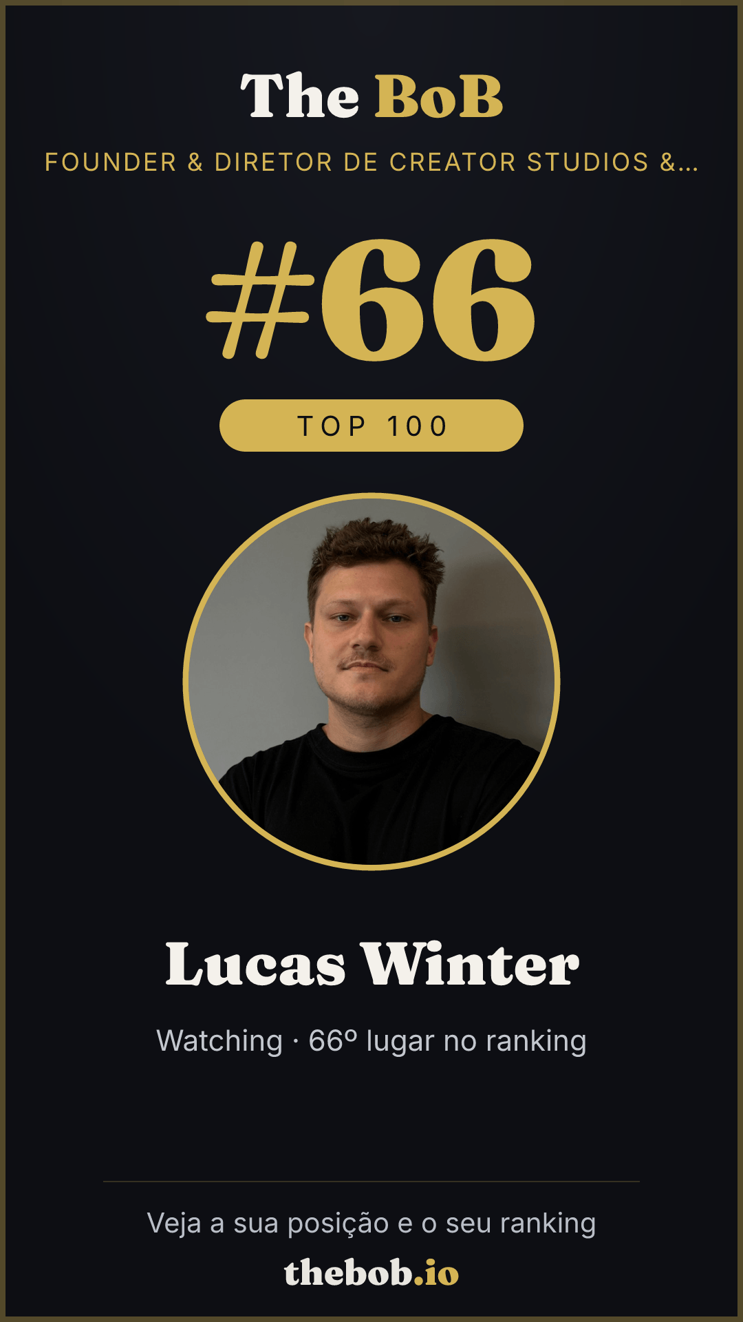 Selo The BoB · Lucas Winter