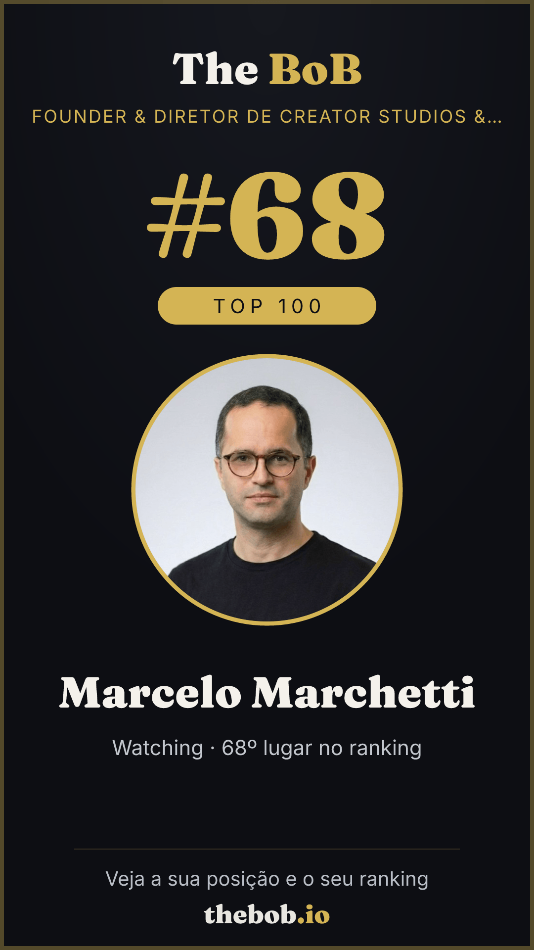 Selo The BoB · Marcelo Marchetti