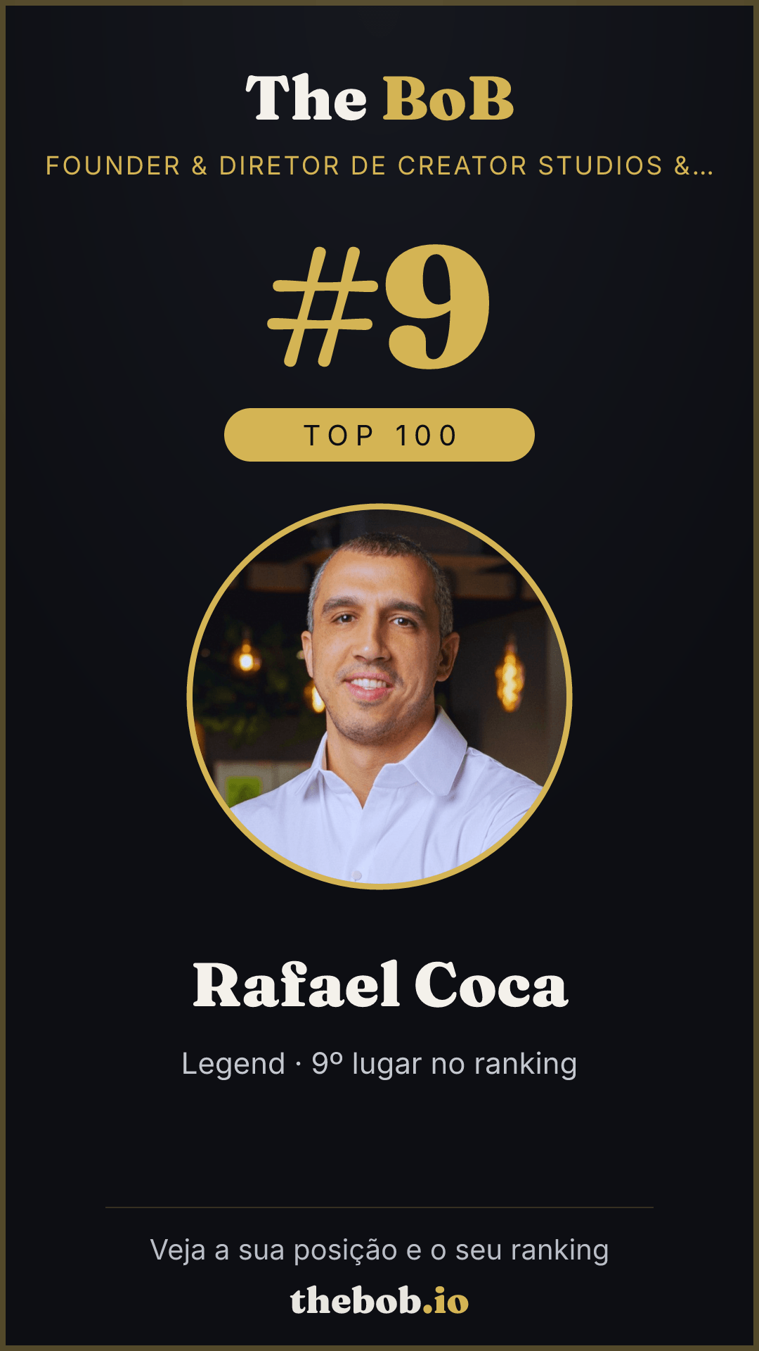 Selo The BoB · Rafael Coca