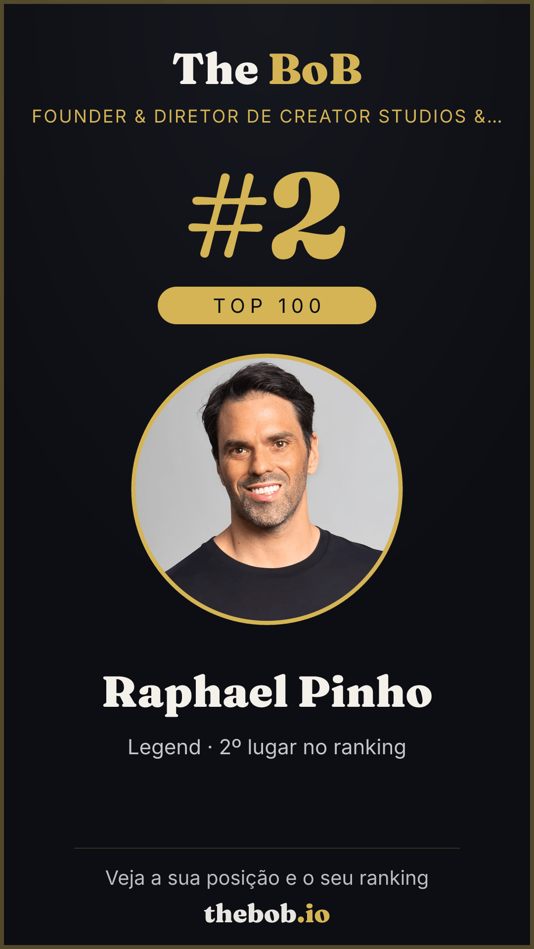 Selo The BoB · Raphael Pinho