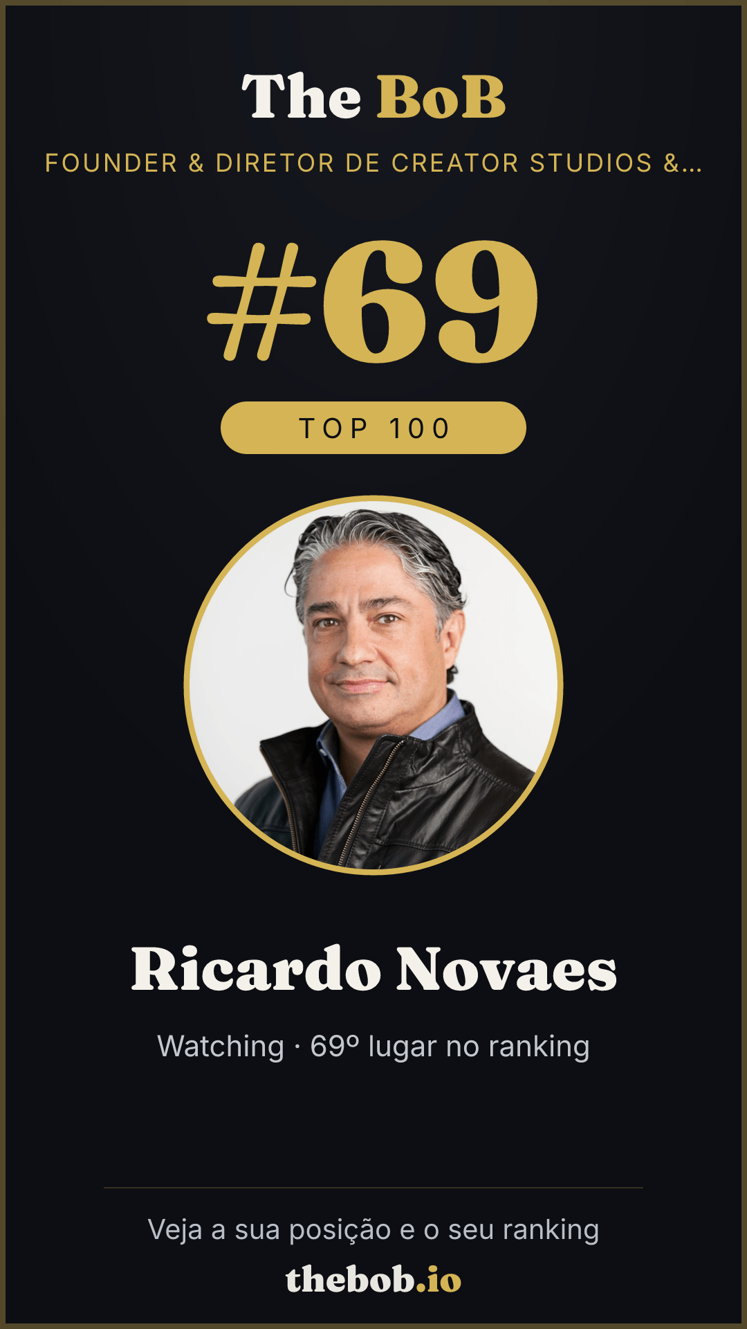 Selo The BoB · Ricardo Novaes