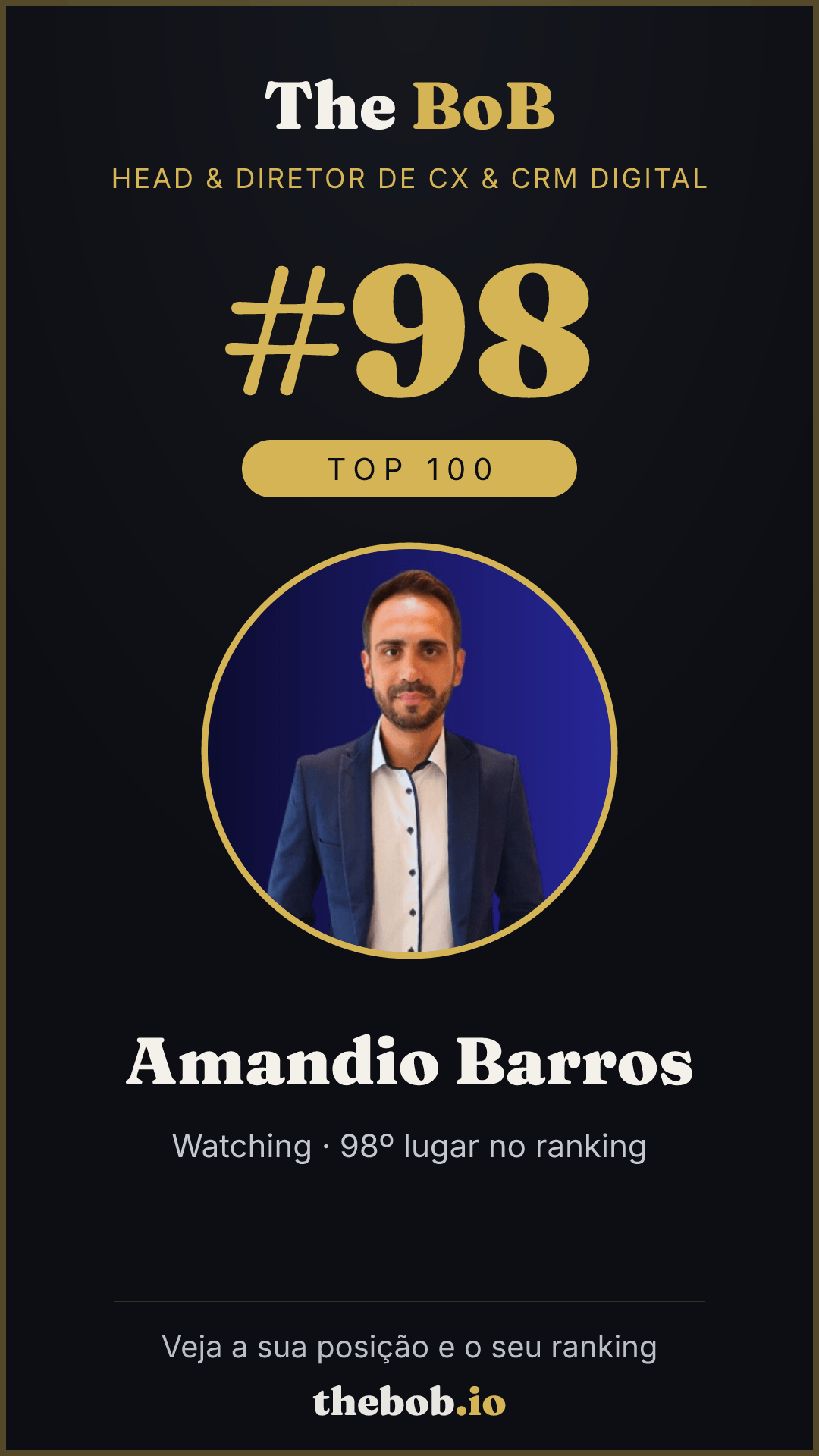 Selo The BoB · Amandio Barros