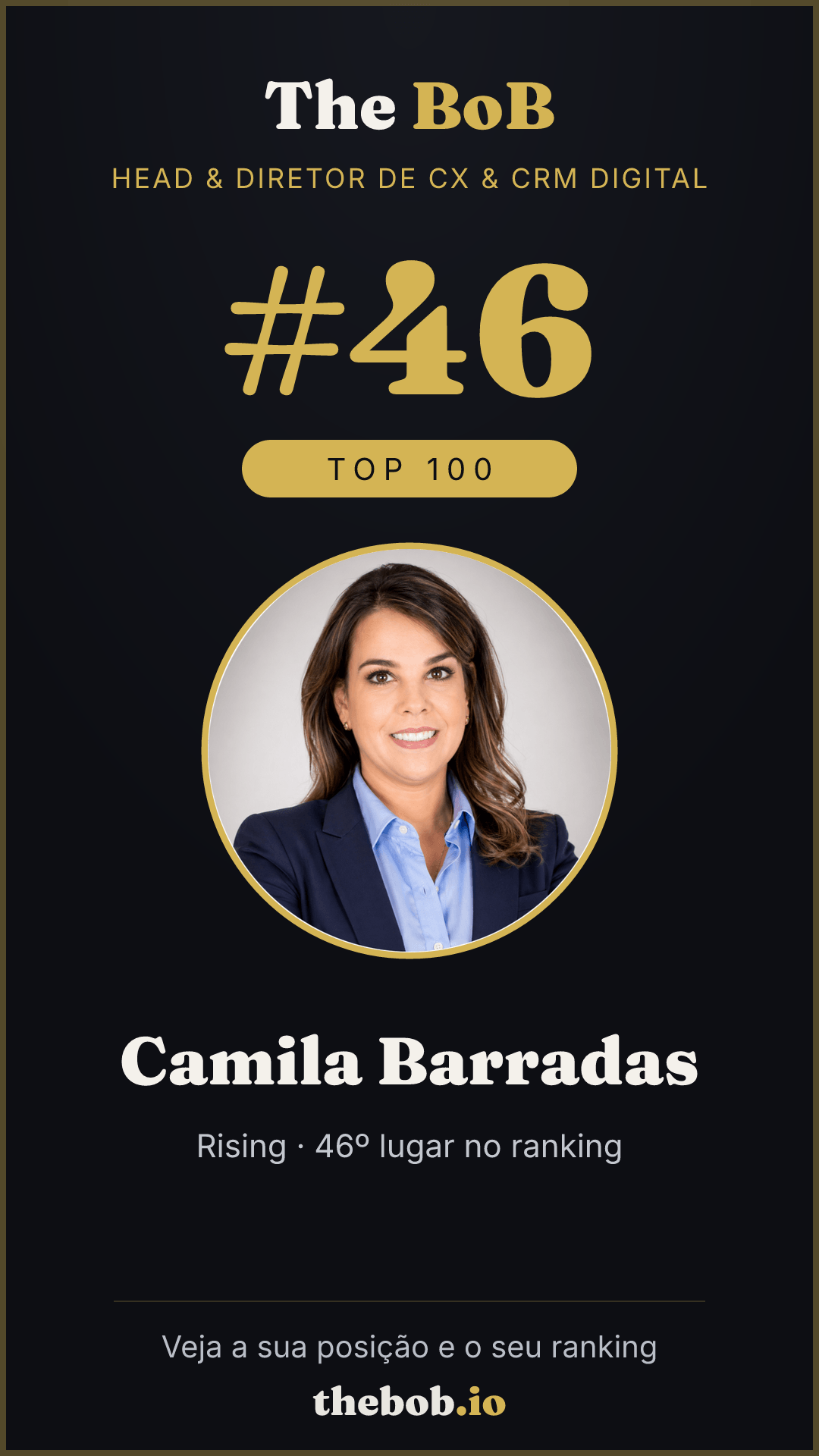 Selo The BoB · Camila Barradas