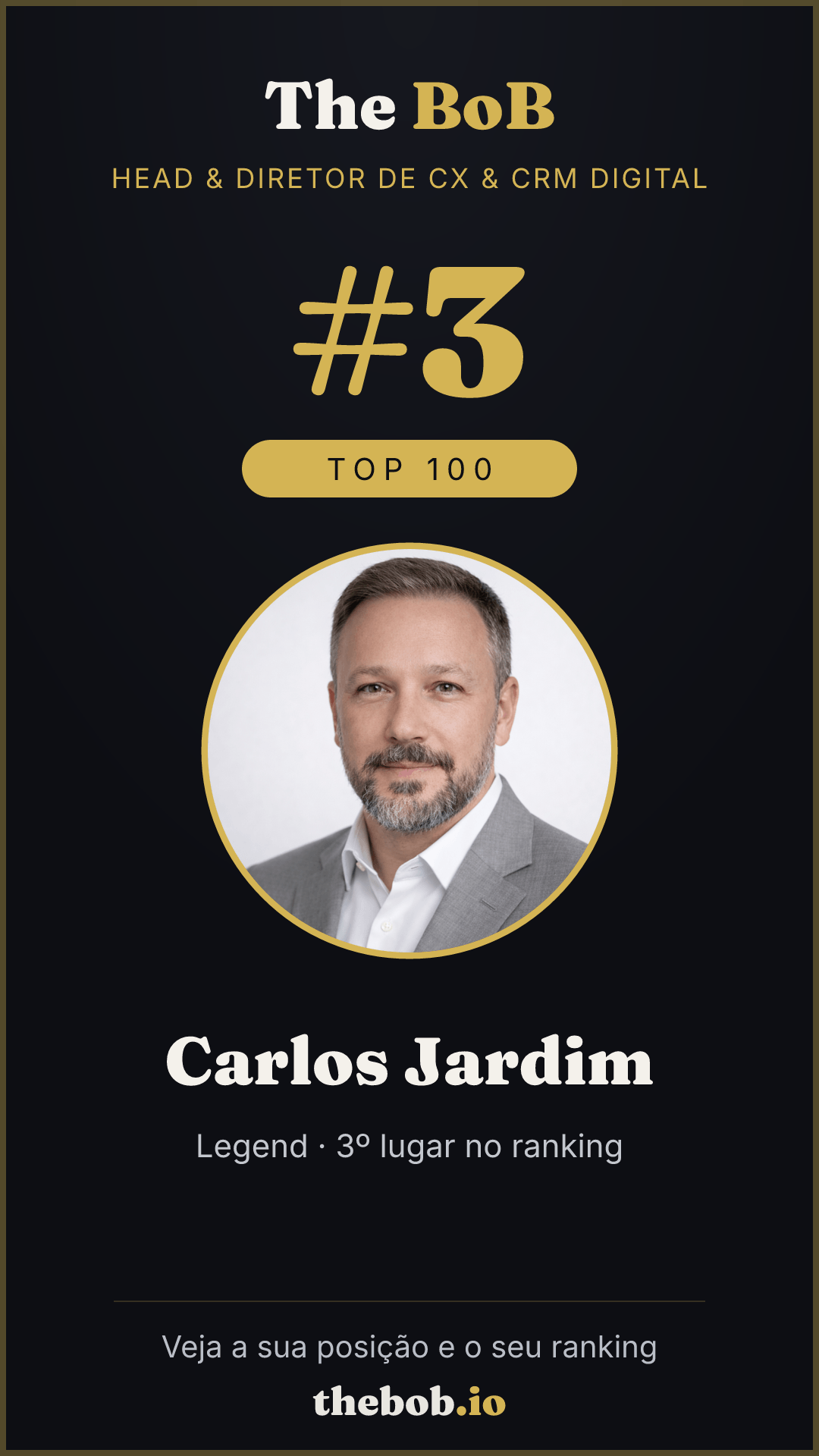 Selo The BoB · Carlos Jardim