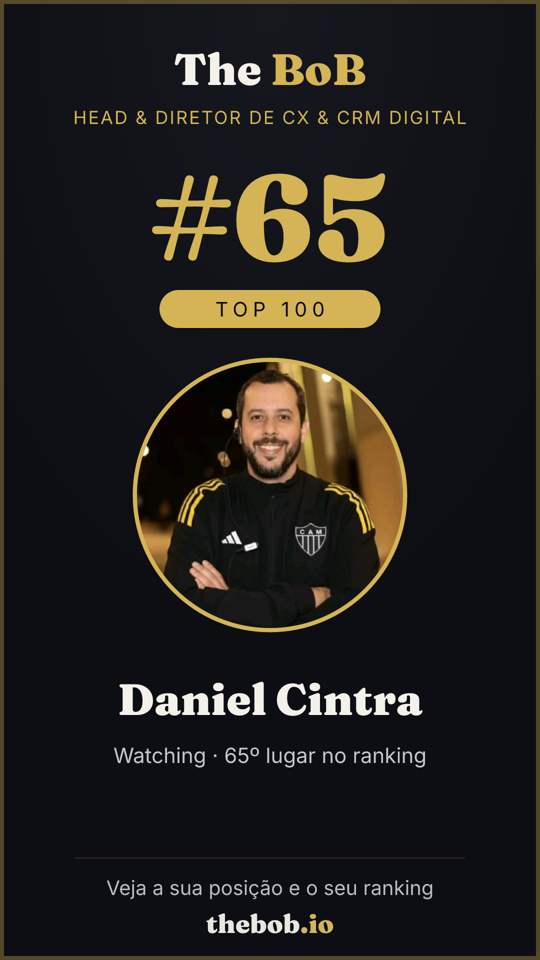 Selo The BoB · Daniel Cintra