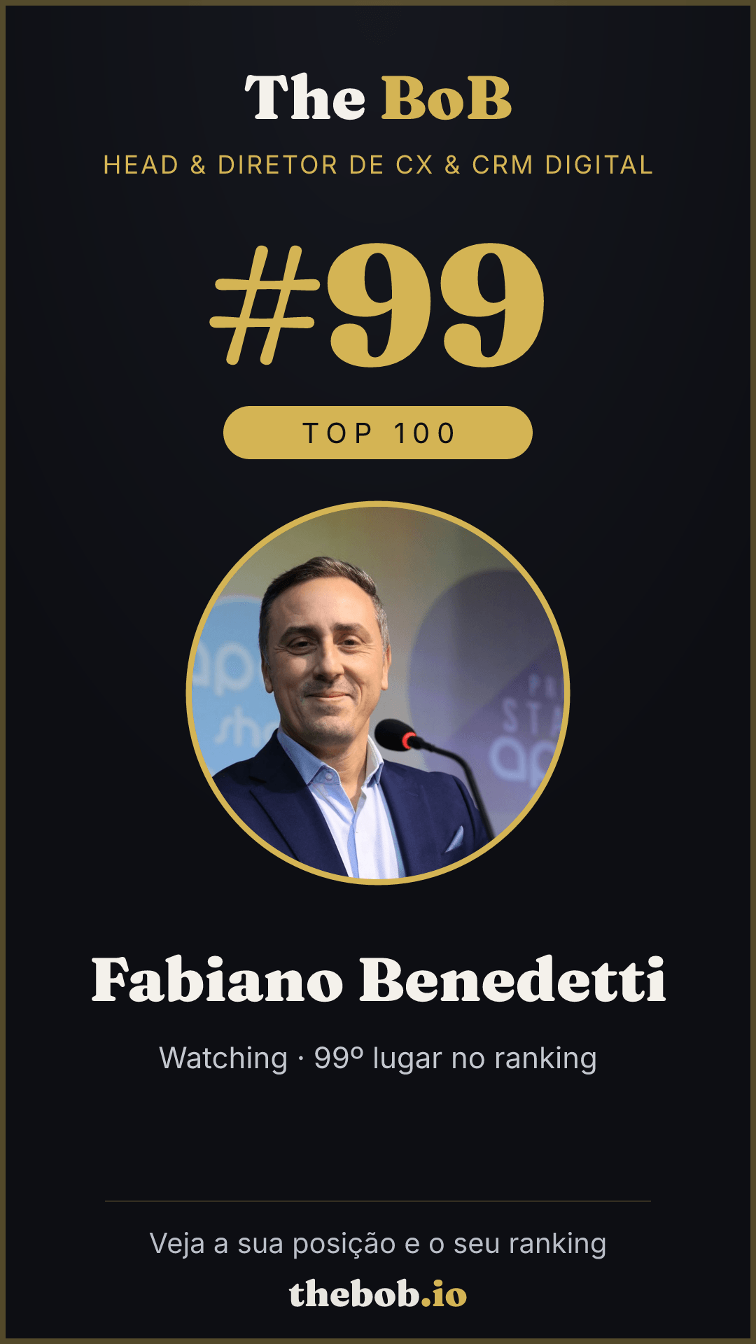 Selo The BoB · Fabiano Benedetti