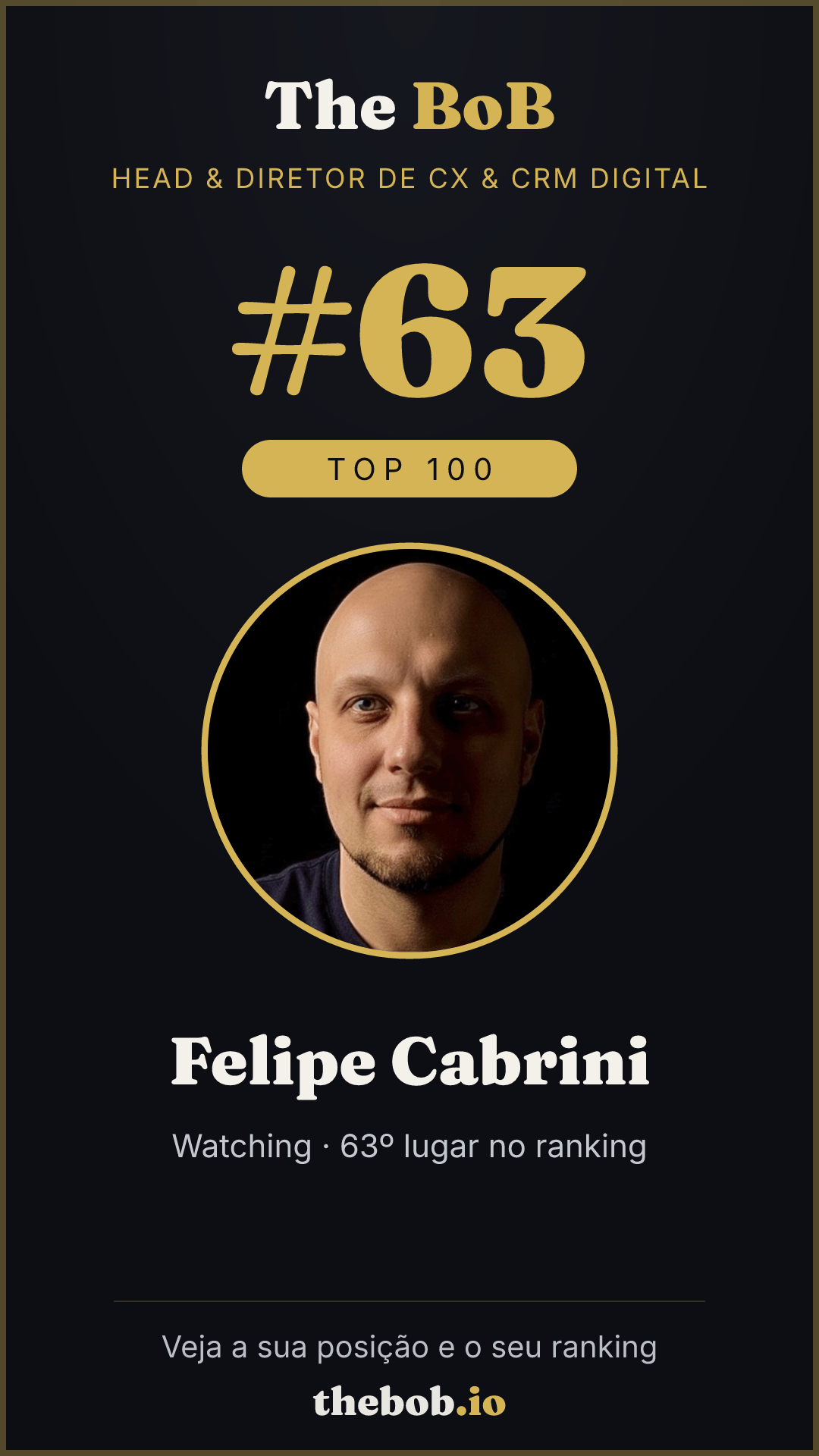 Selo The BoB · Felipe Cabrini