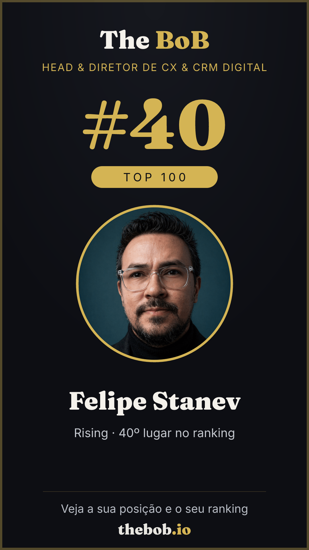 Selo The BoB · Felipe Stanev
