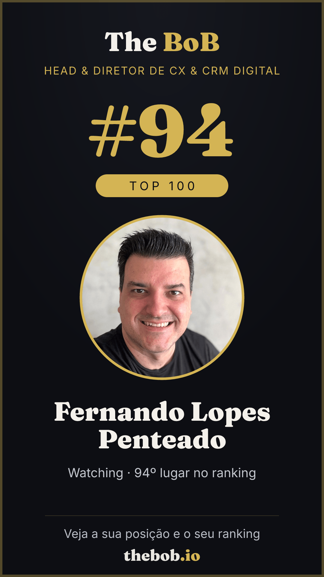 Selo The BoB · Fernando Lopes Penteado
