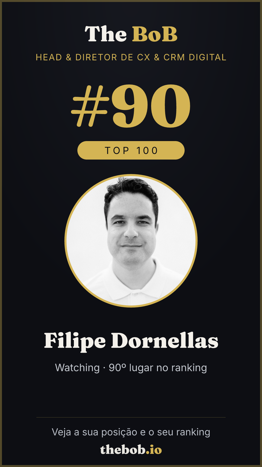 Selo The BoB · Filipe Dornellas