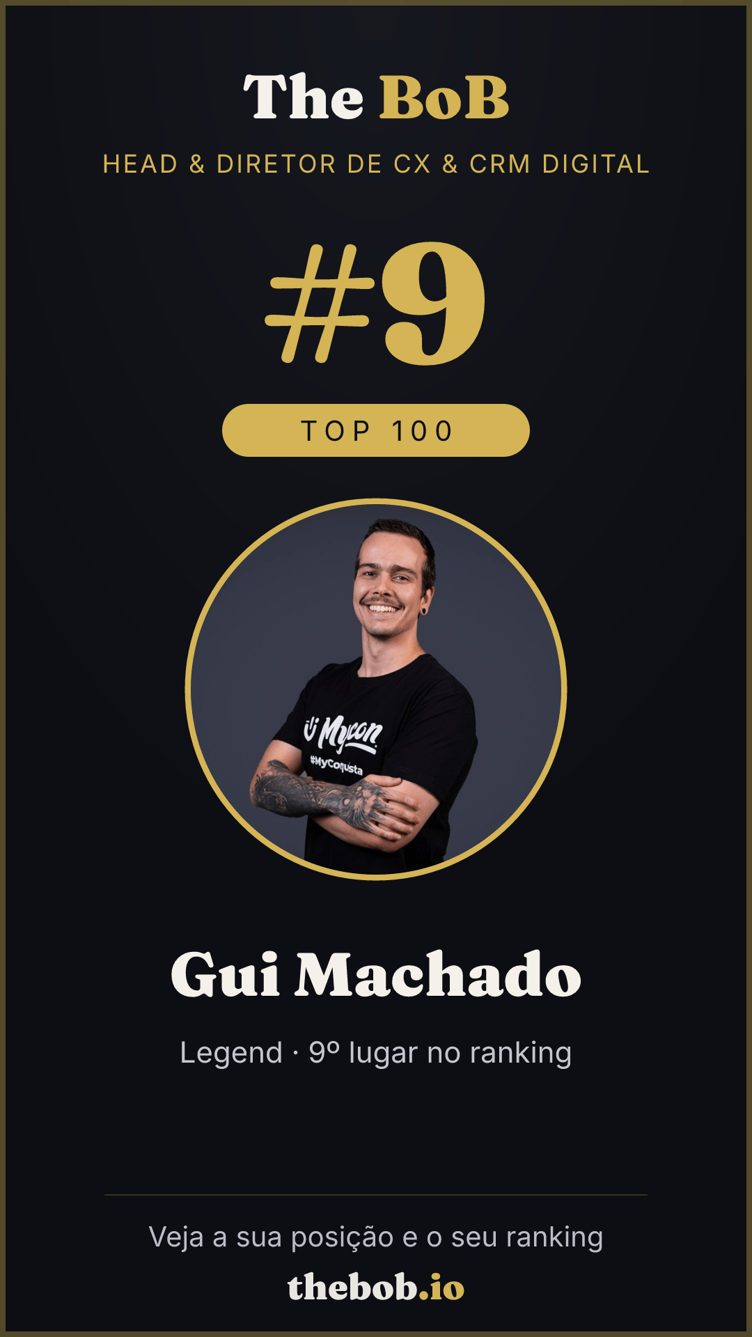 Selo The BoB · Gui Machado