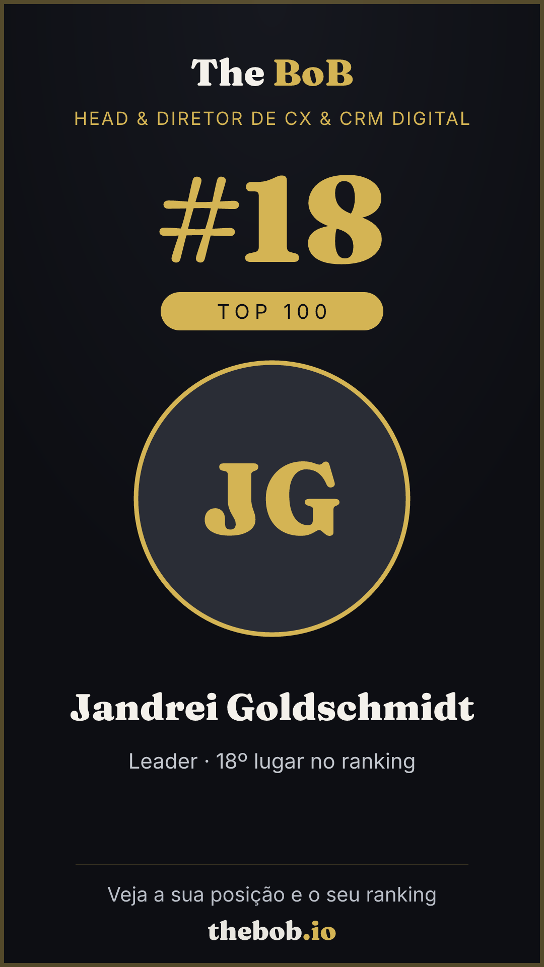 Selo The BoB · Jandrei Goldschmidt