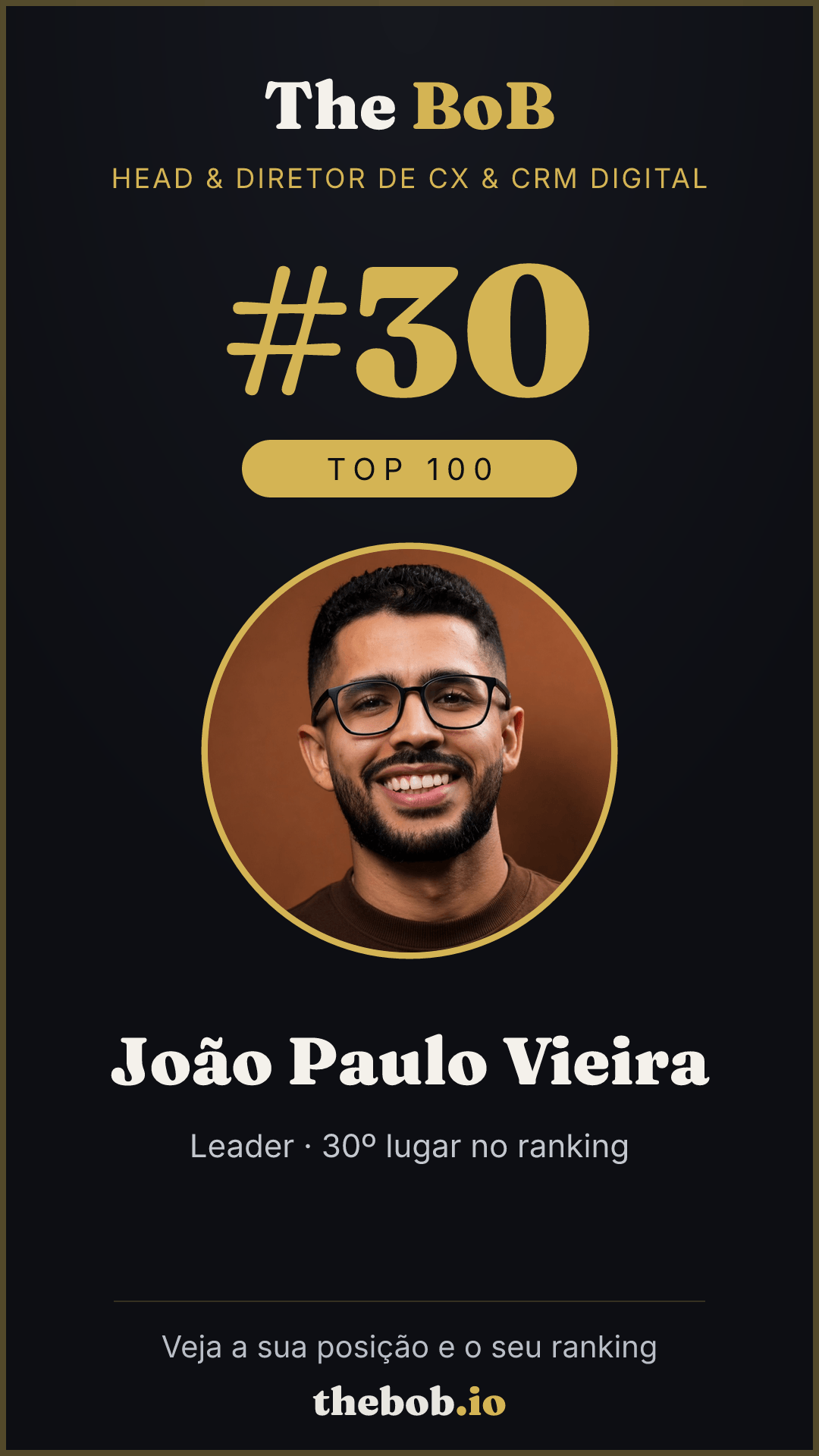 Selo The BoB · João Paulo Vieira