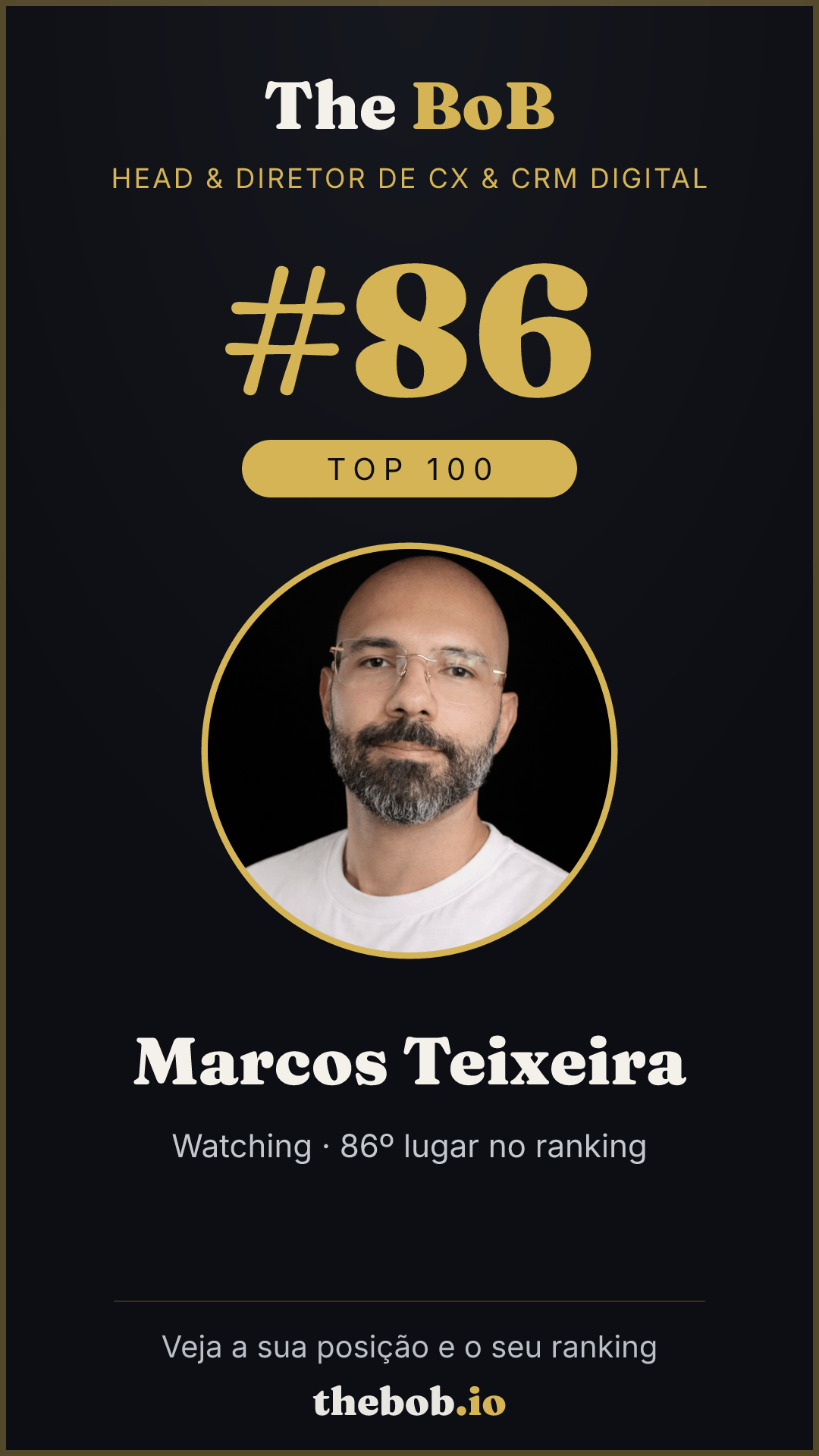 Selo The BoB · Marcos Teixeira