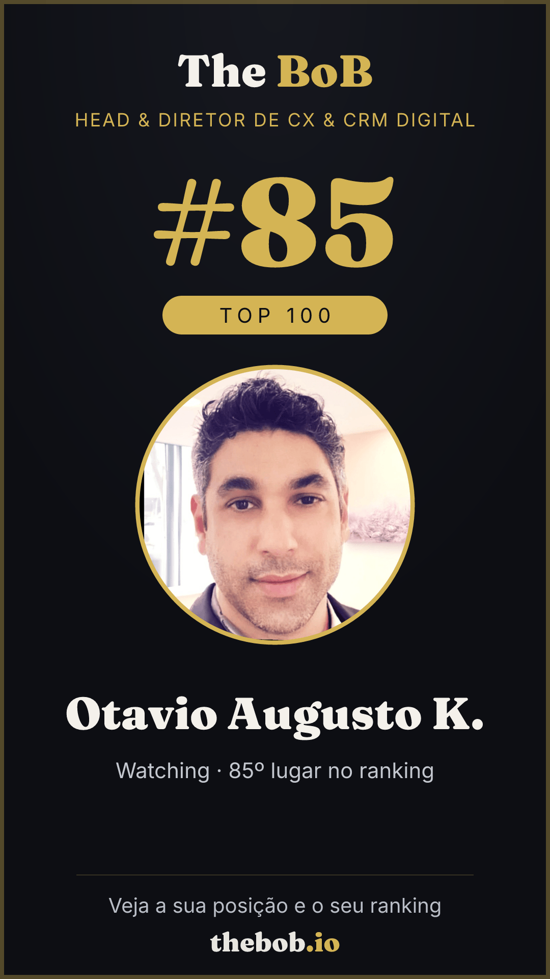Selo The BoB · Otavio Augusto K.
