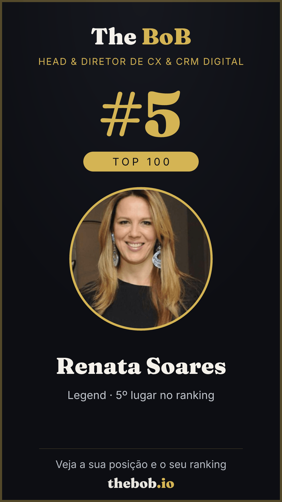 Selo The BoB · Renata Soares