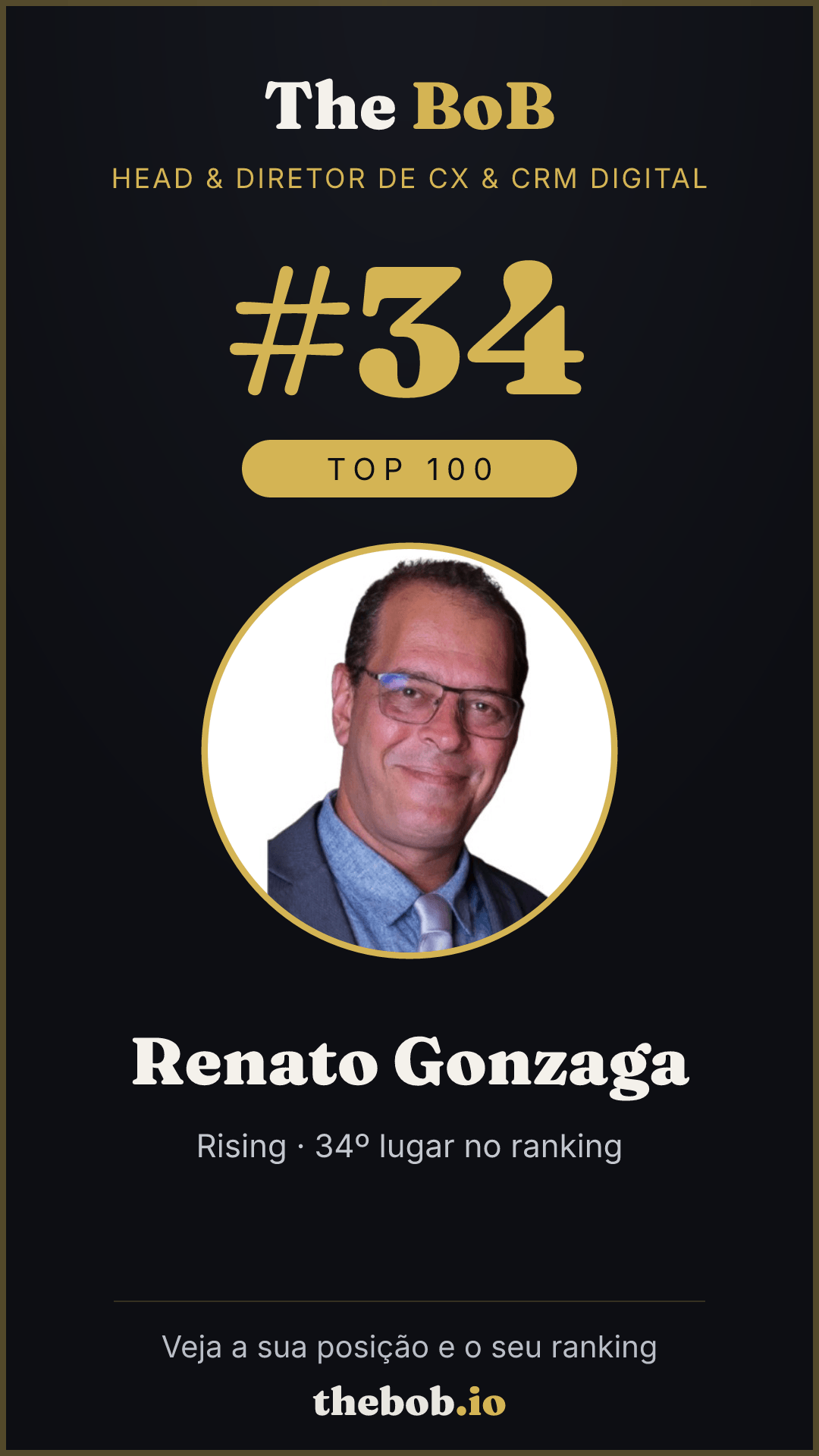 Selo The BoB · Renato Gonzaga