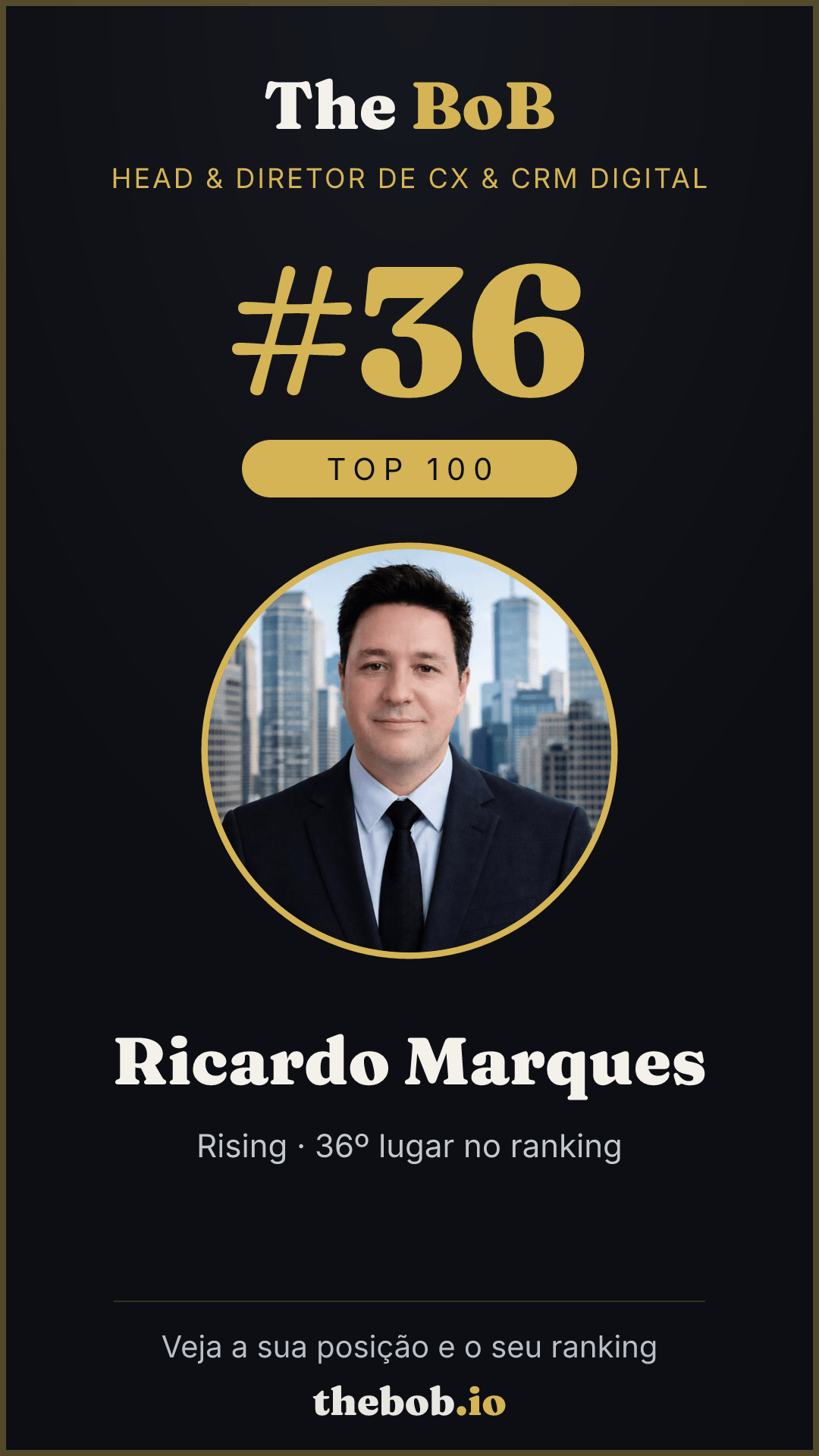 Selo The BoB · Ricardo Marques