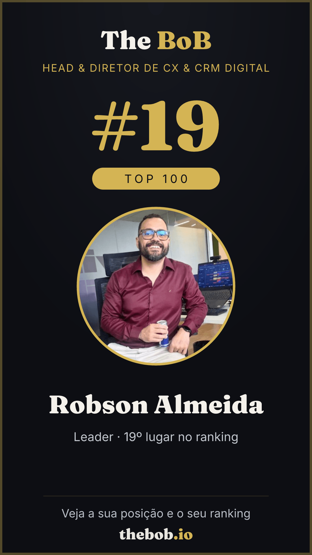 Selo The BoB · Robson Almeida