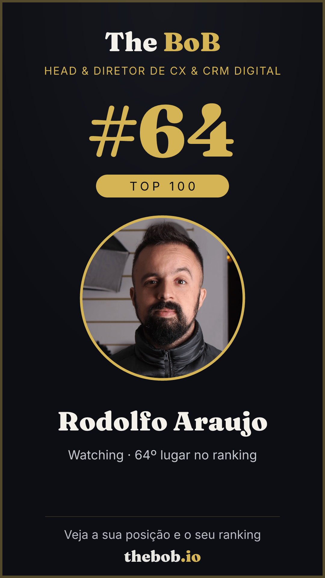 Selo The BoB · Rodolfo Araujo