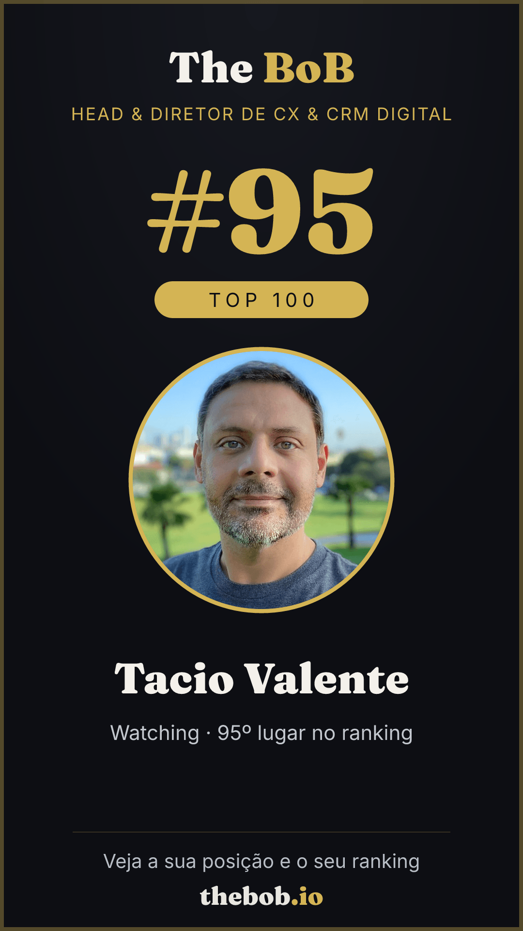 Selo The BoB · Tacio Valente